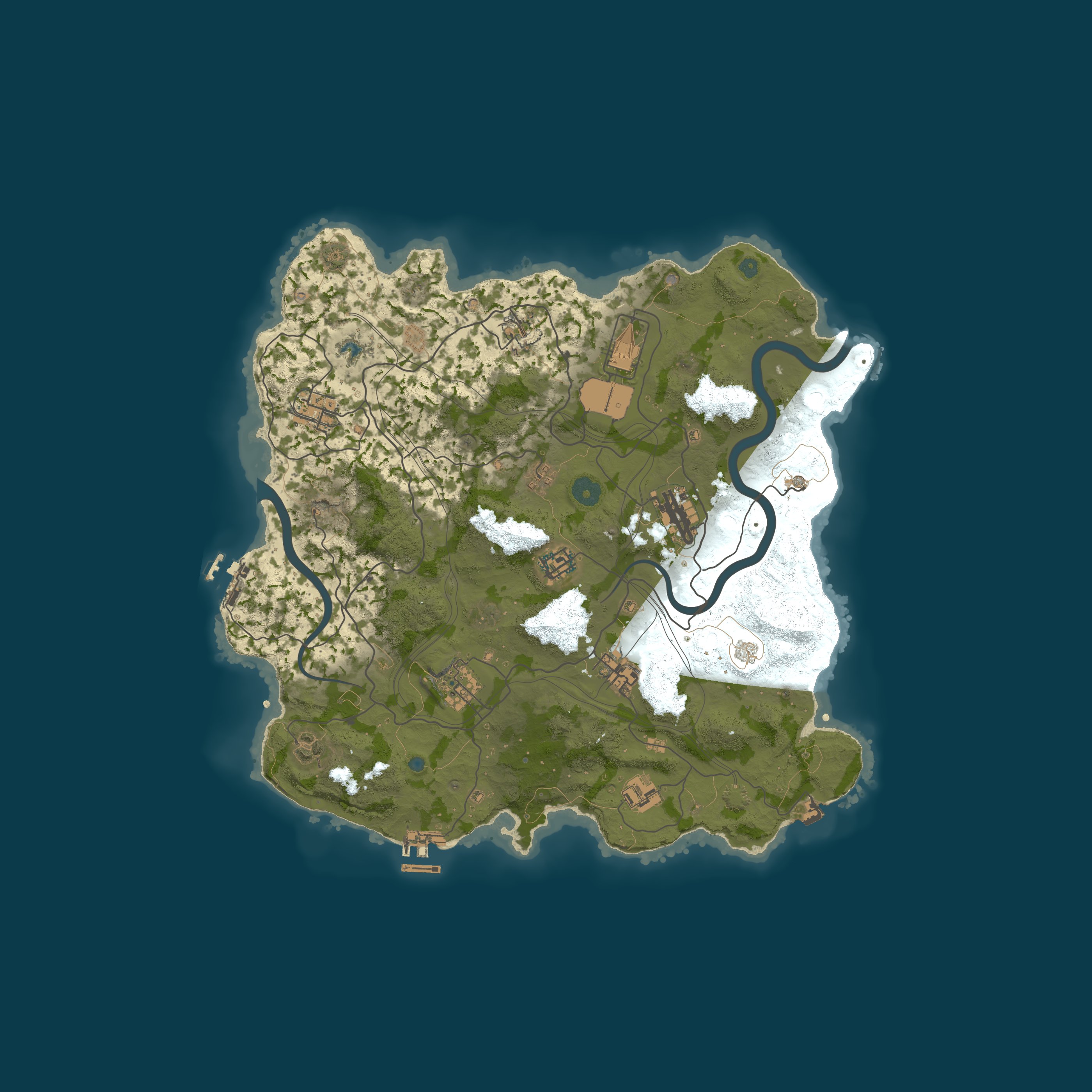 Rust map 3600/1337