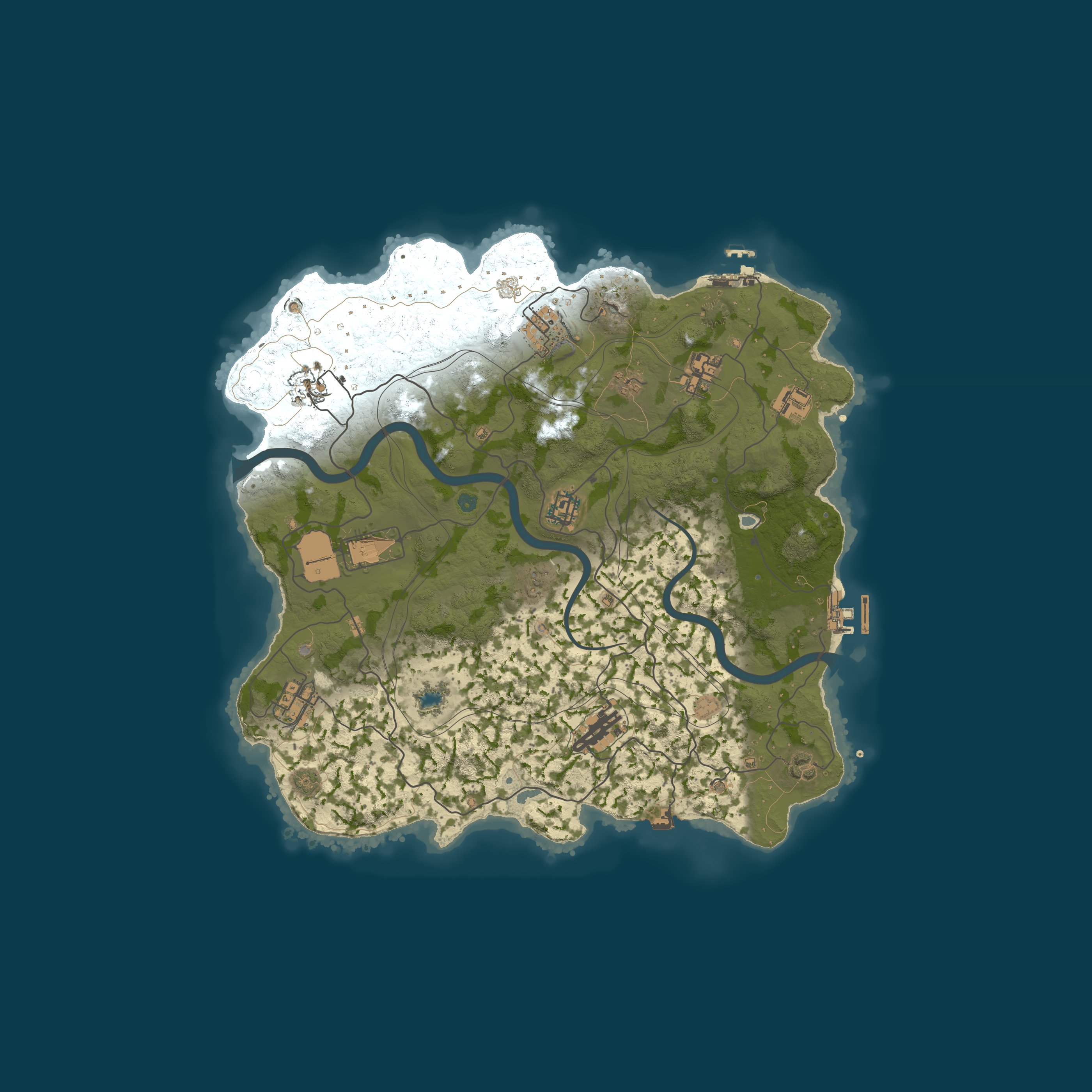 Rust map 3600/1337