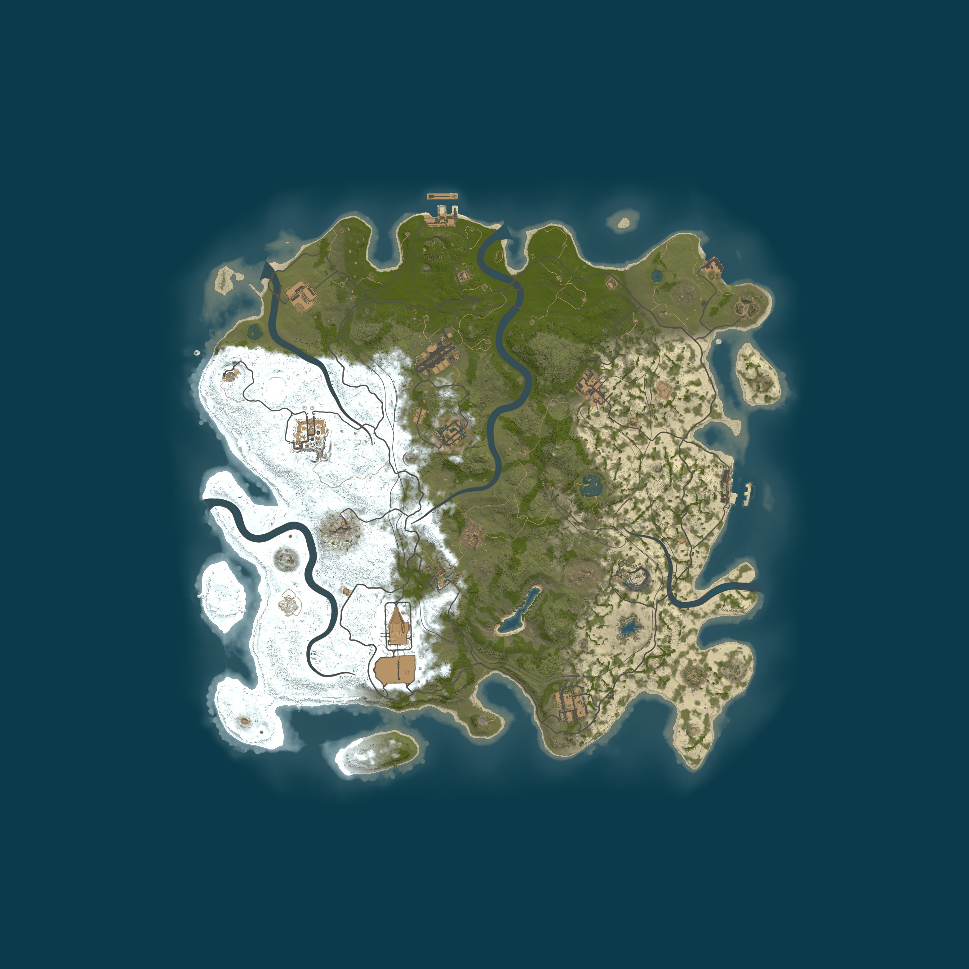 Map for EvilIsland-PVE-Life-[Скилы|X1-X10|Рейд дома|Кве