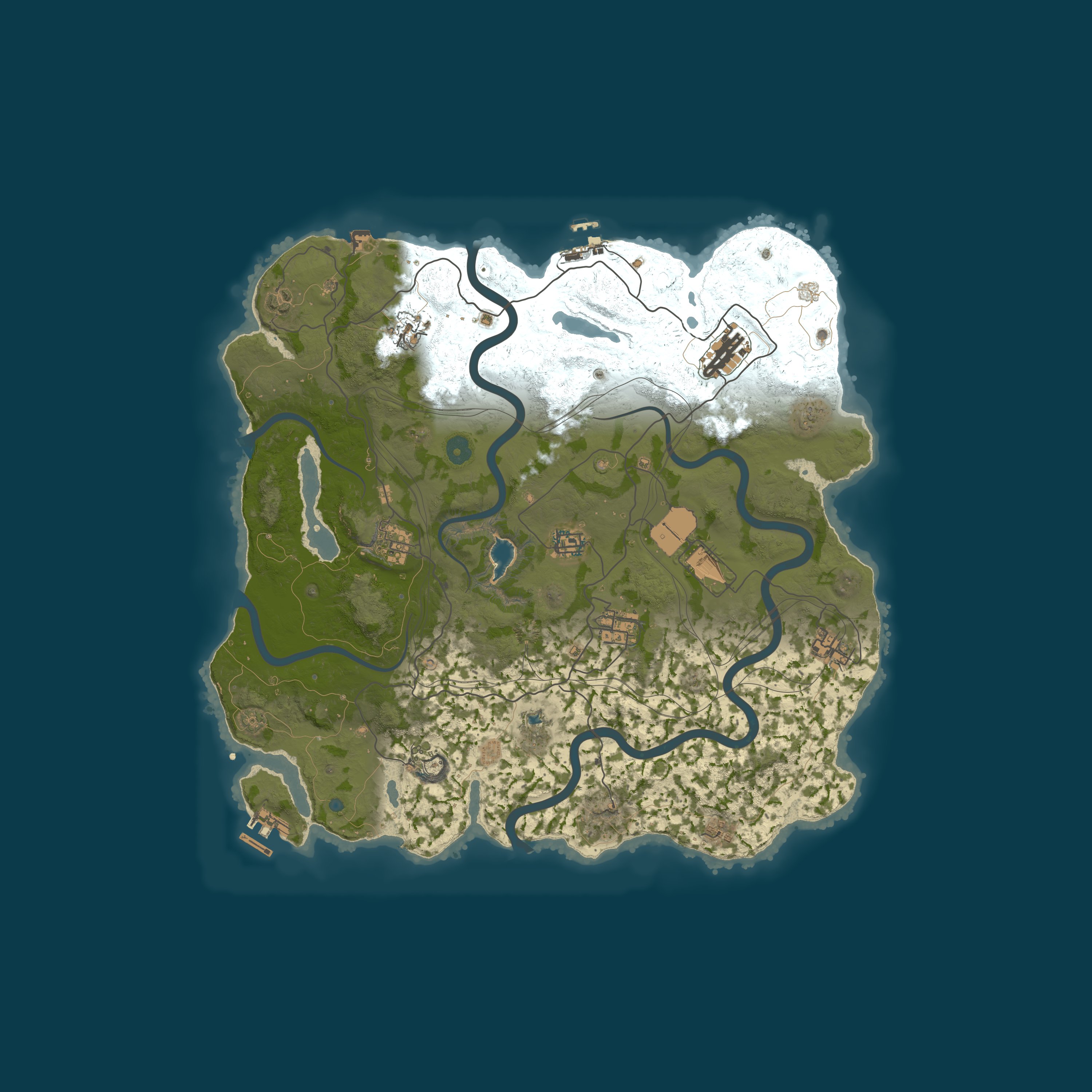 Map for [EU] RustNRelax 3x Solo/Duo/Trio | Loot+ | No BP Wipes | Wiped 