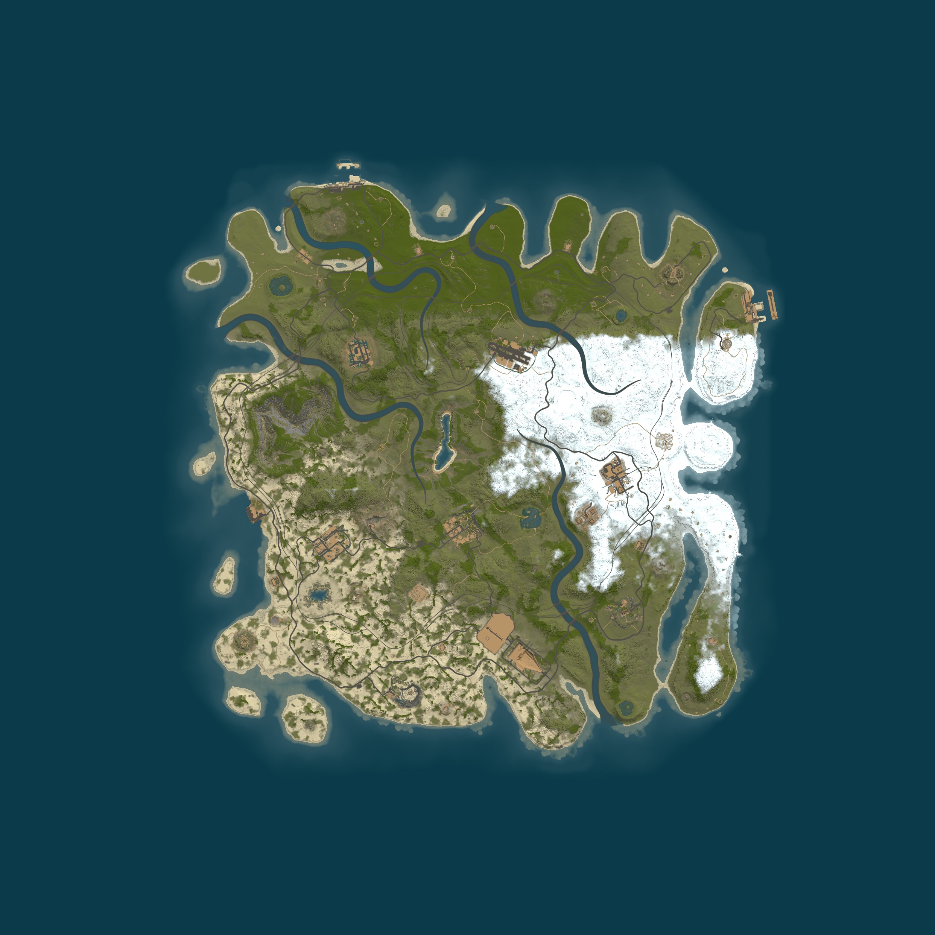 Map for Pine Hosting - Rust Server