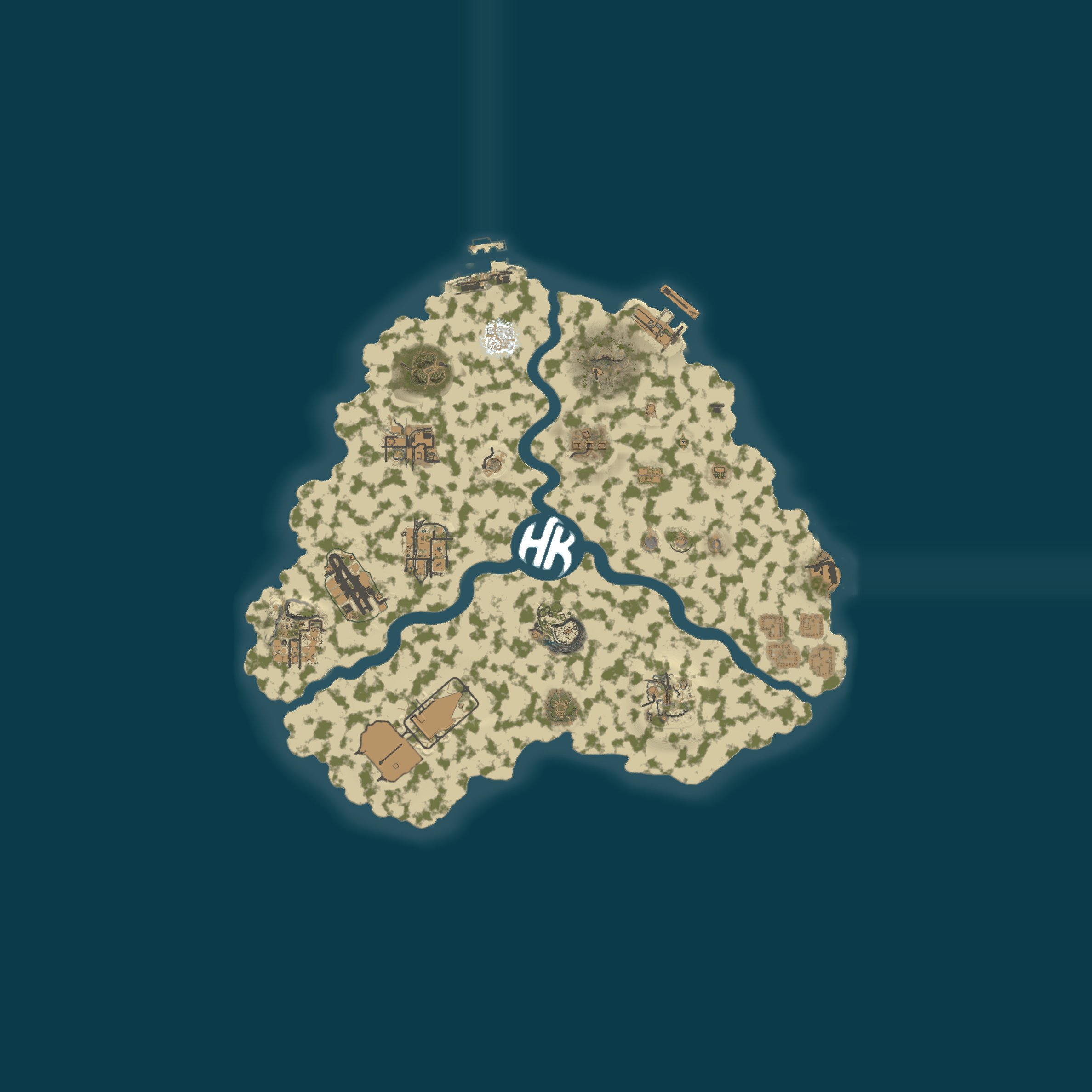 Map for Hk