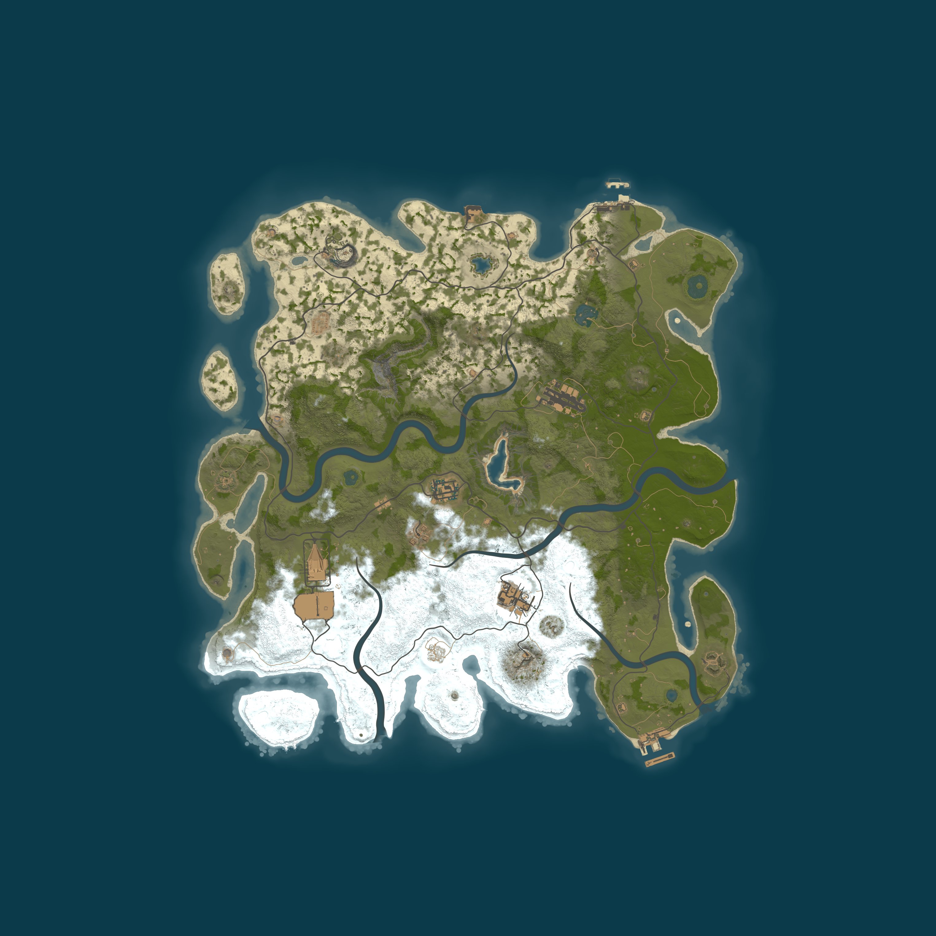 Map for TheApocalypse|Zombies|SkillTree|RaidBases|LegendaryItems