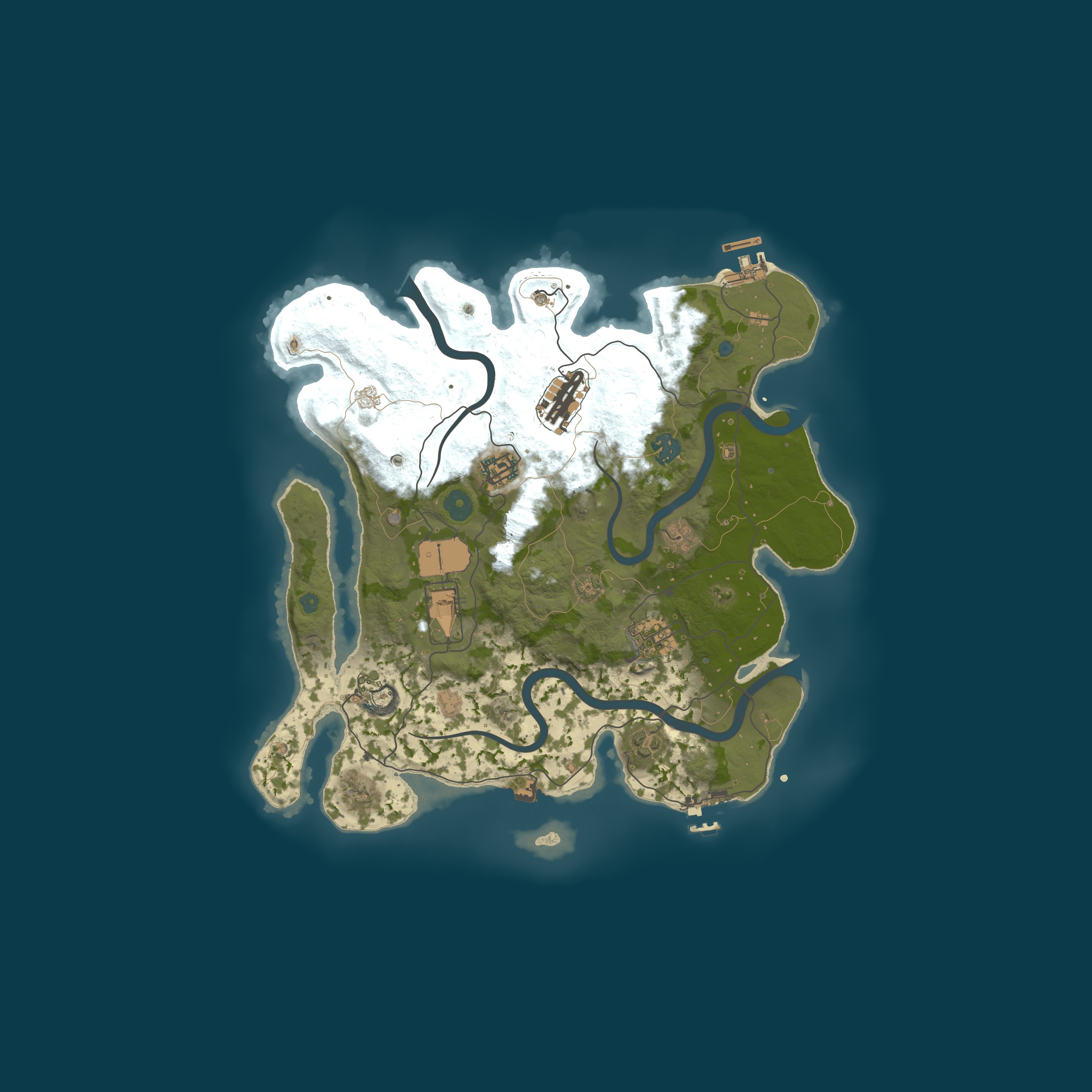 Map for Rustalone | Solo/Duo | No BP Wipes | New Community
