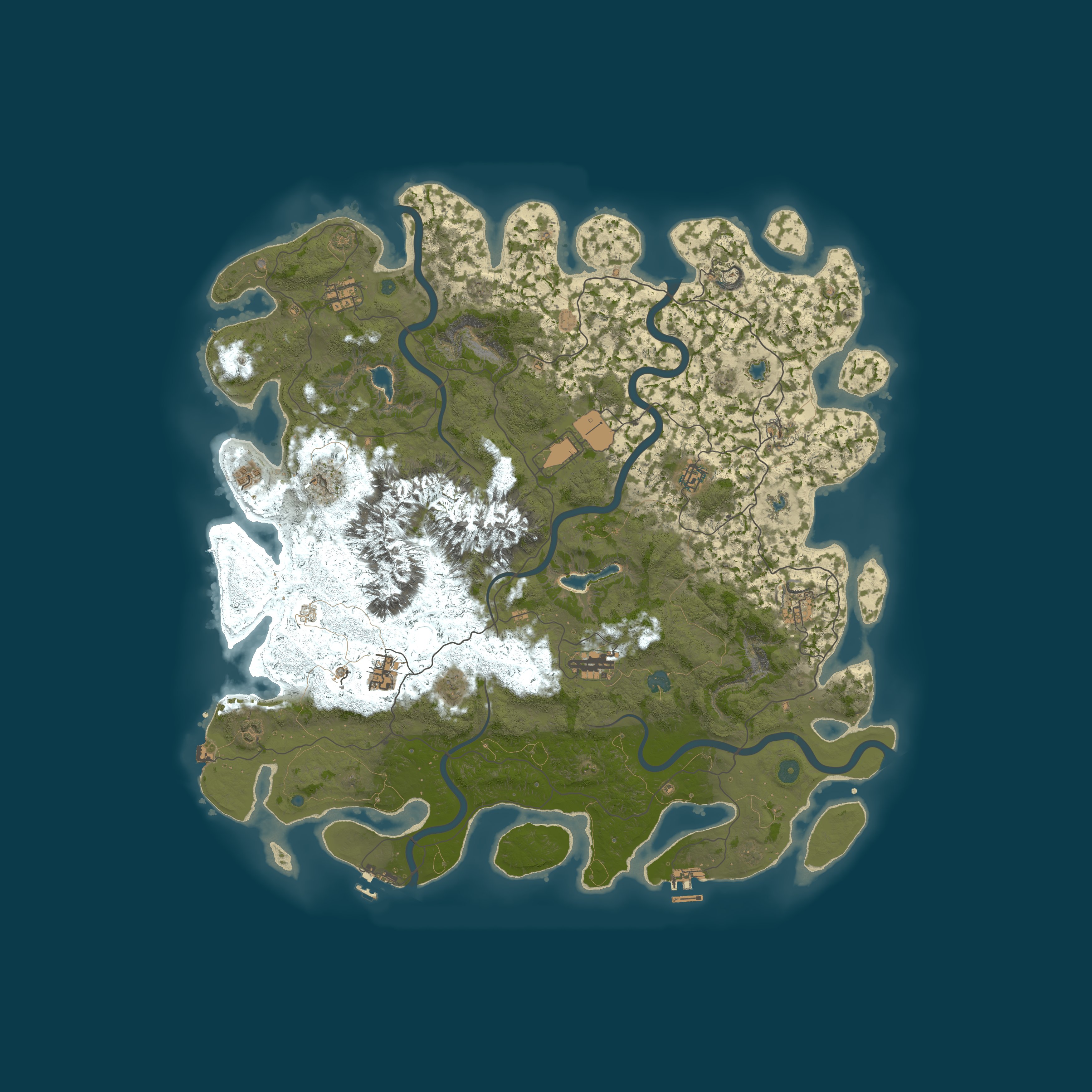 Map for Rustageddon EU | Solo/Duo/Trio | No BP wipe