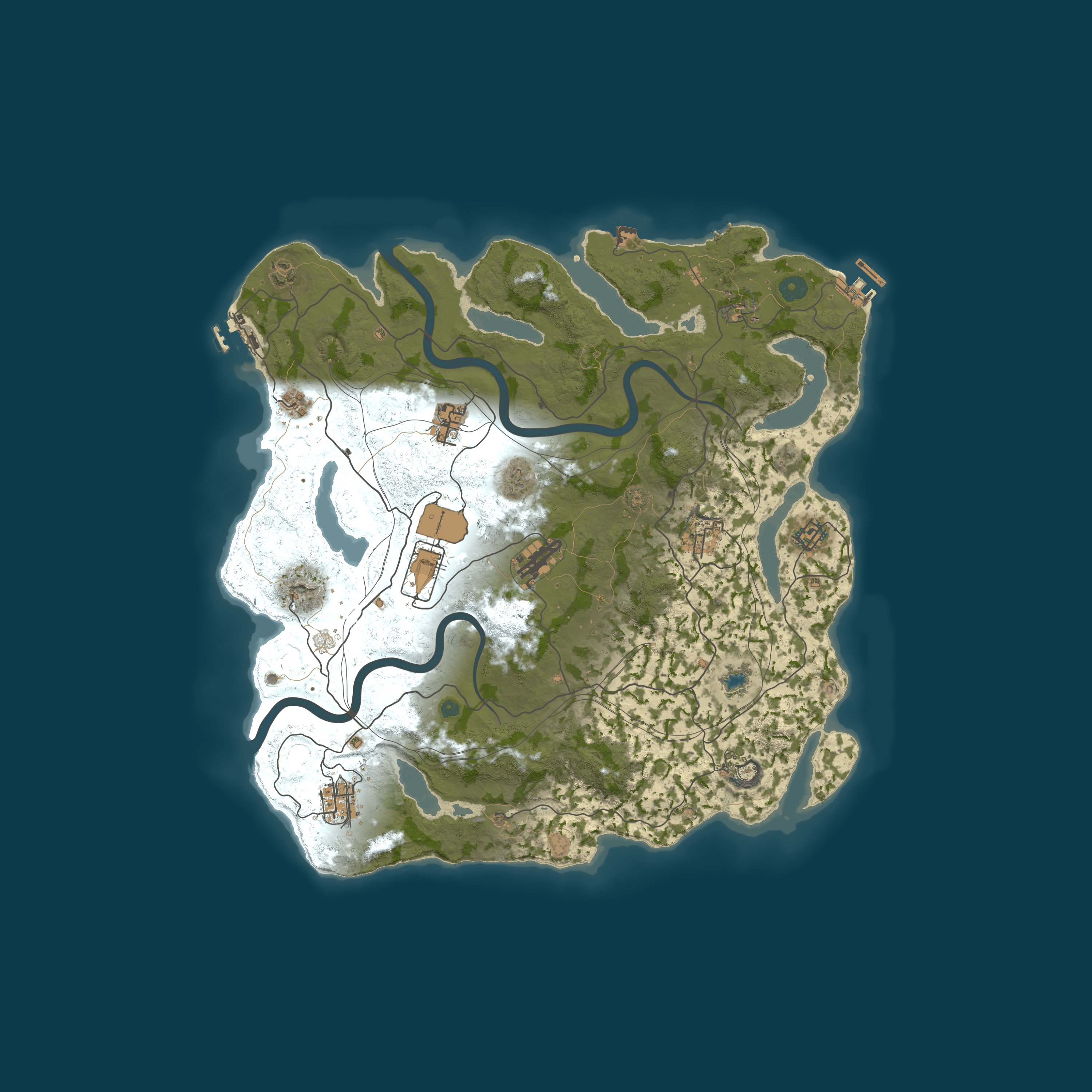 Map for MIRAGE RUST | MONDAY 2x | Wipe 11.05