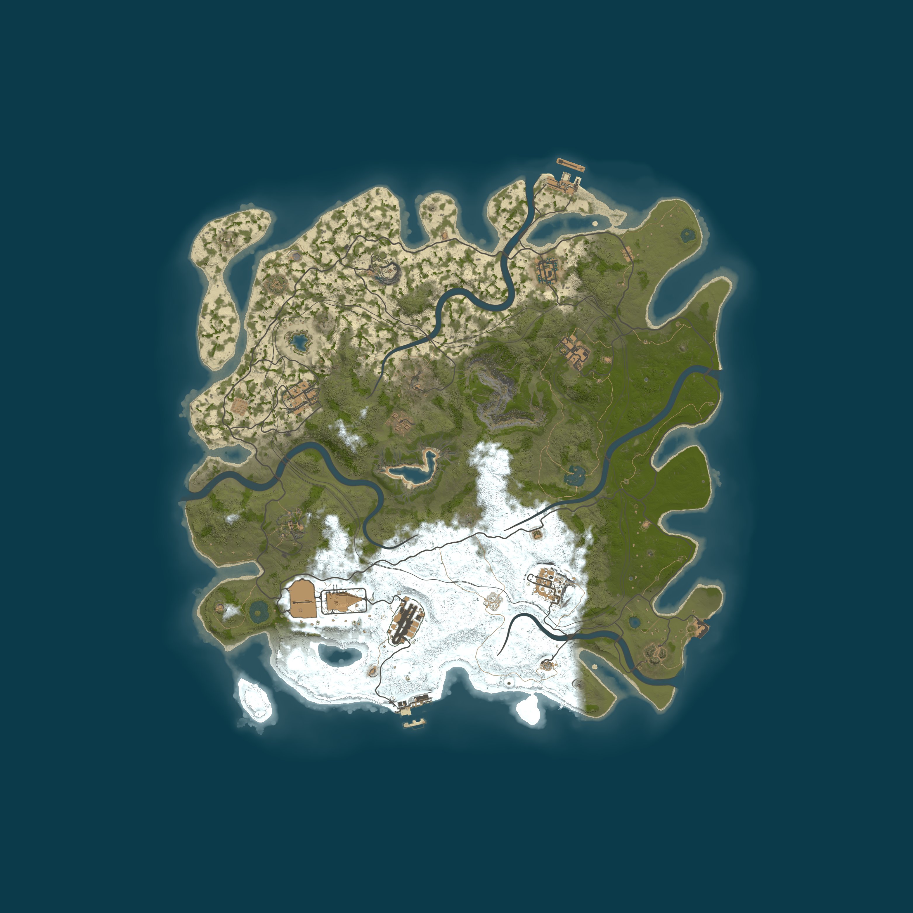 Map for AzosRust.Net | 1000000x (BATTLEFIELD|MYMINI|SHOP|KITS|PVP|AIMTR