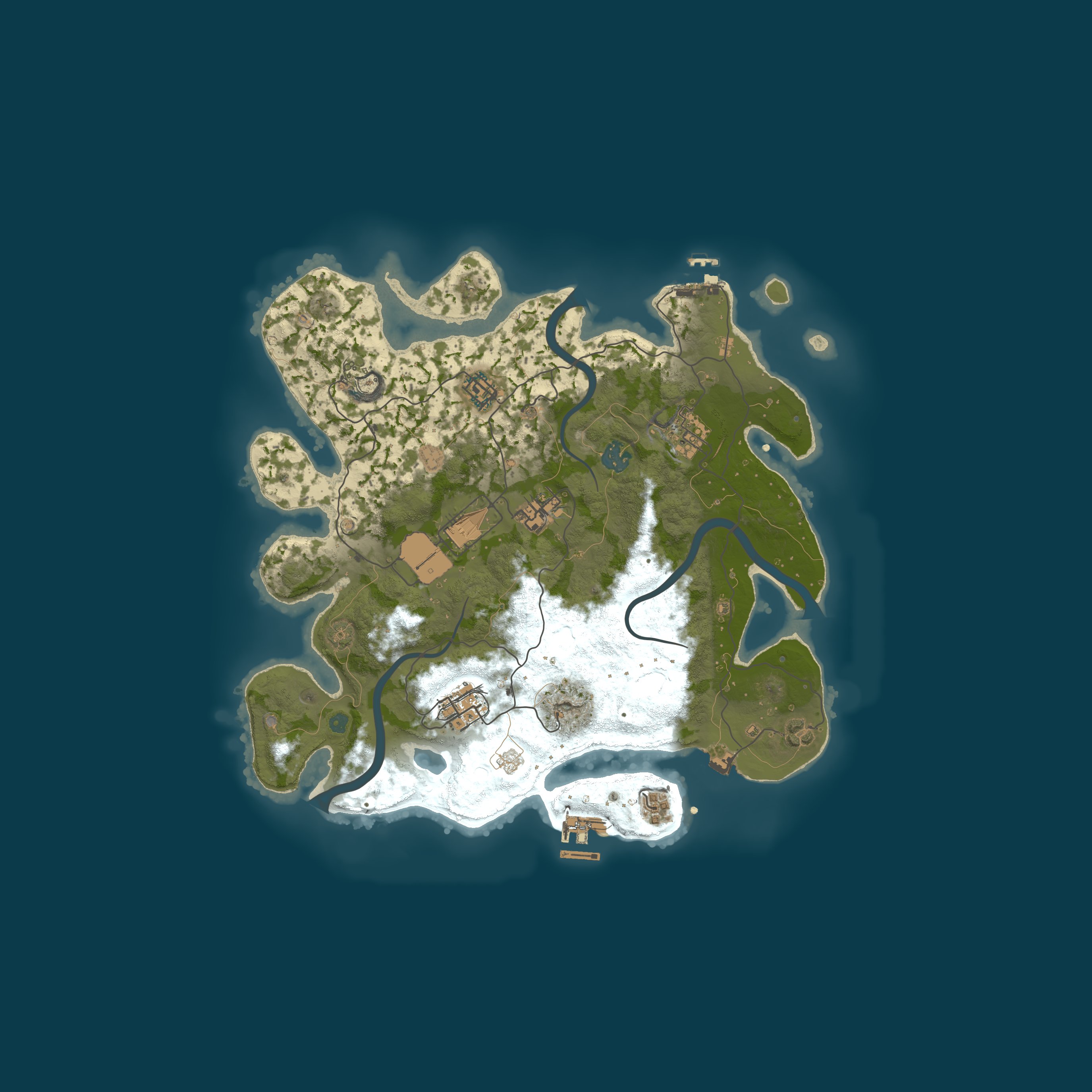 Map for Aus Land of Greatness PVE Monthly