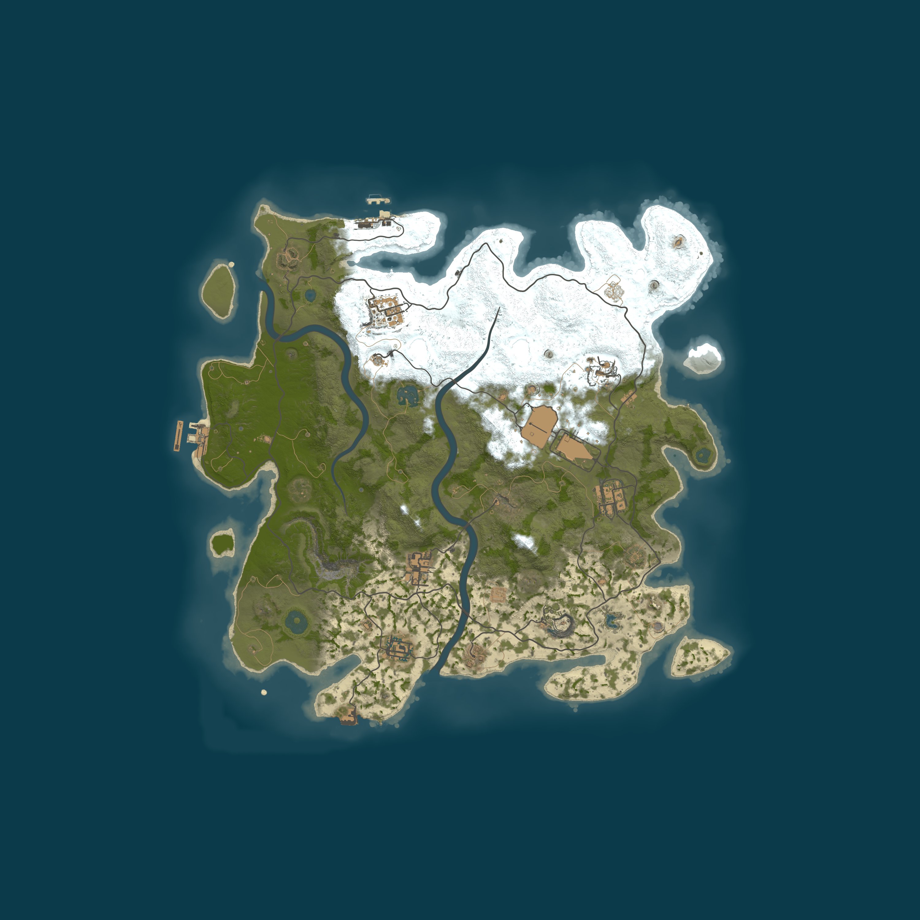 Map for EchoRust.co 3x Monthly |Solo/Duo/Trio/Quad | Full Wiped