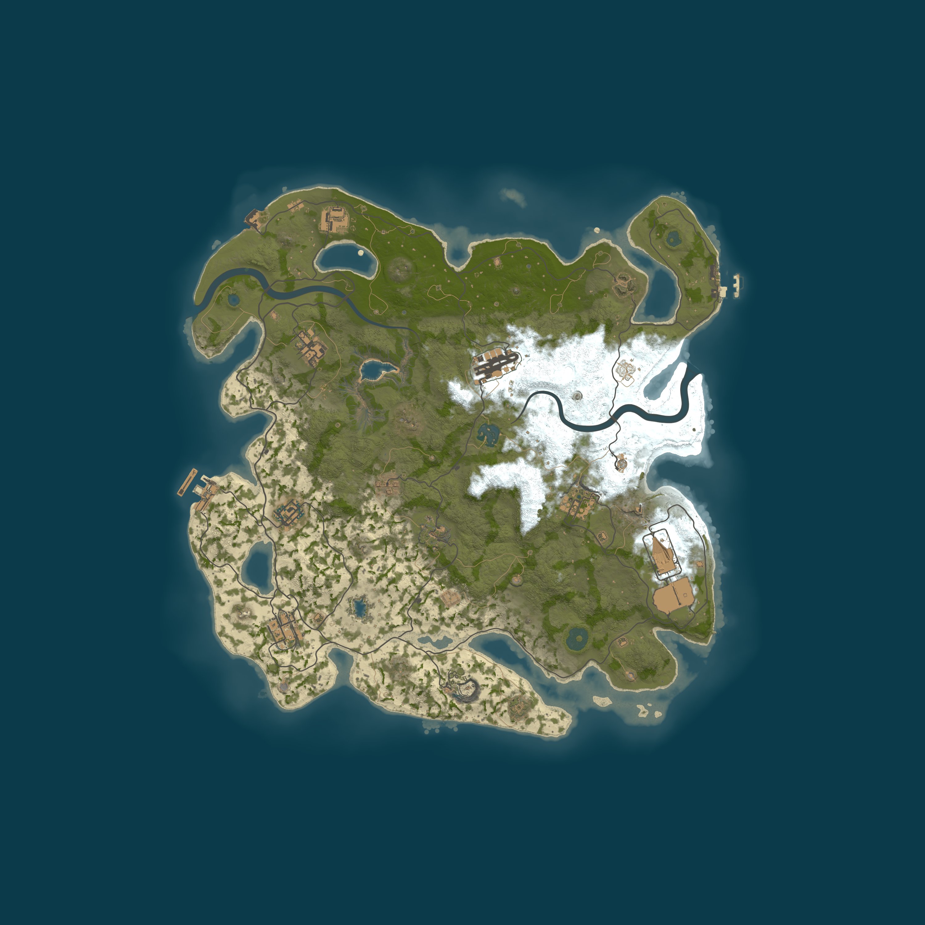 Map for 『夜猫子』PVE1000倍/快乐建家/NPC建筑/F1刷物品
