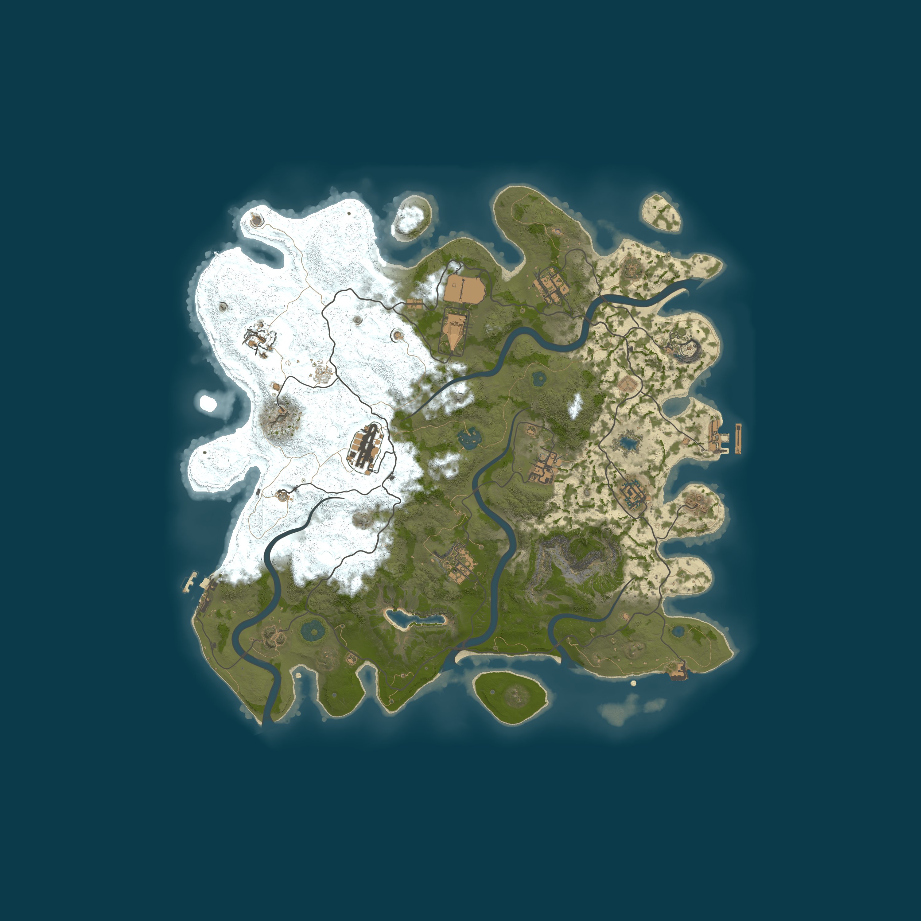 Map for Rust In Peace ZA 2X Solo,Duo,Trio,Quad