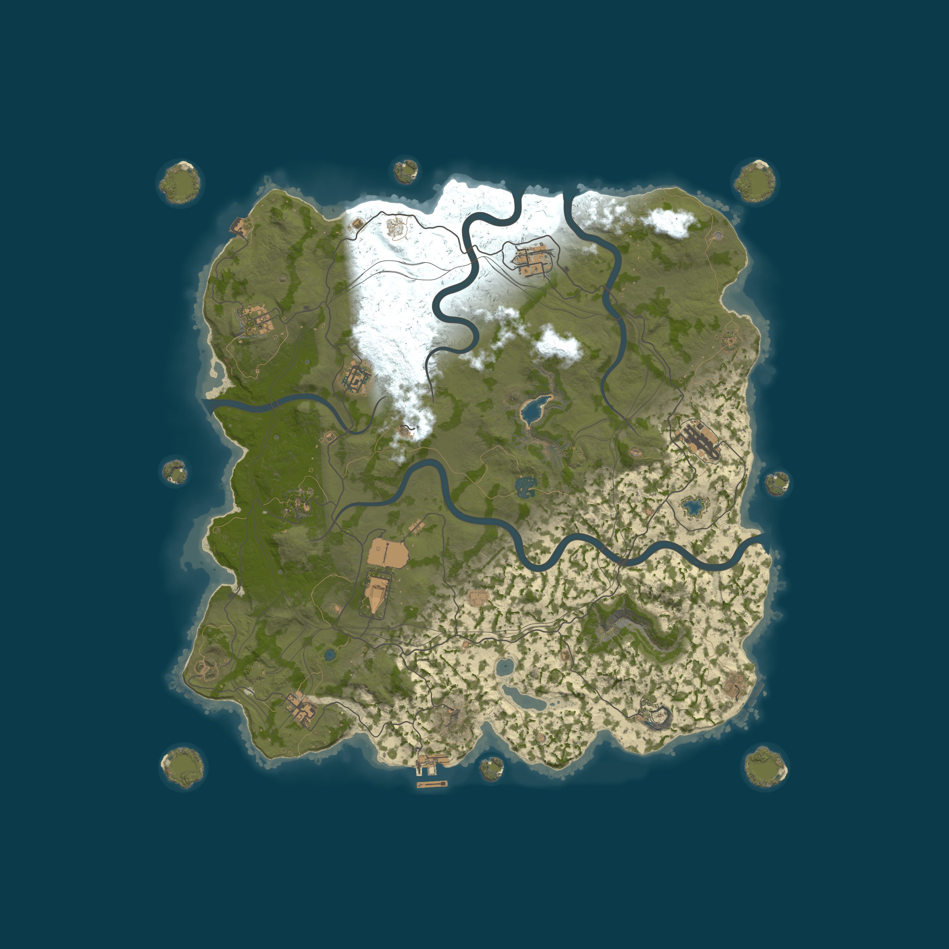 Map for [EU] Salvaged-Life | PVE | NPC | ZOMBIES |