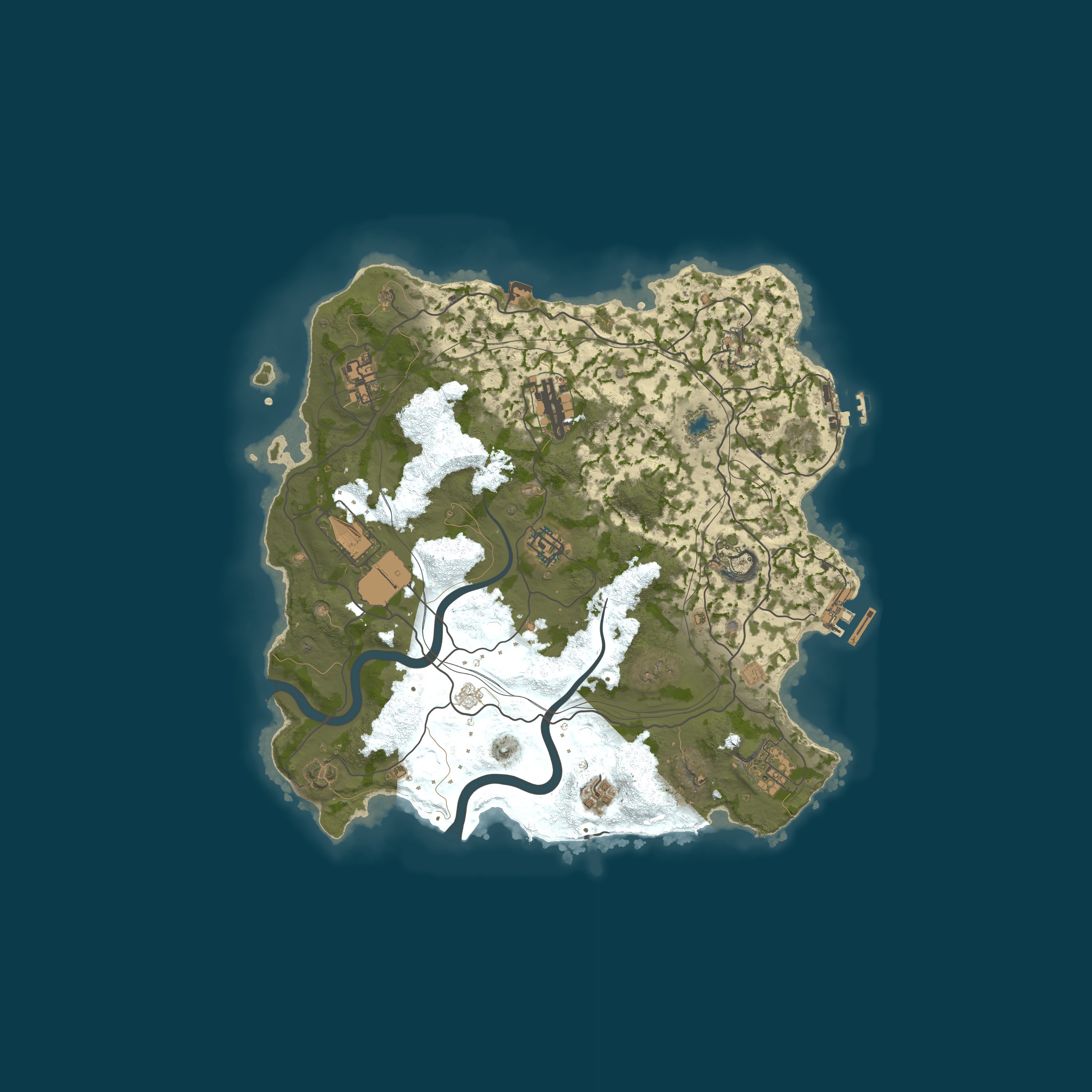 Map for [US] Panda Rust | 2x | Vanilla | Solo Duo Trio | 10/5