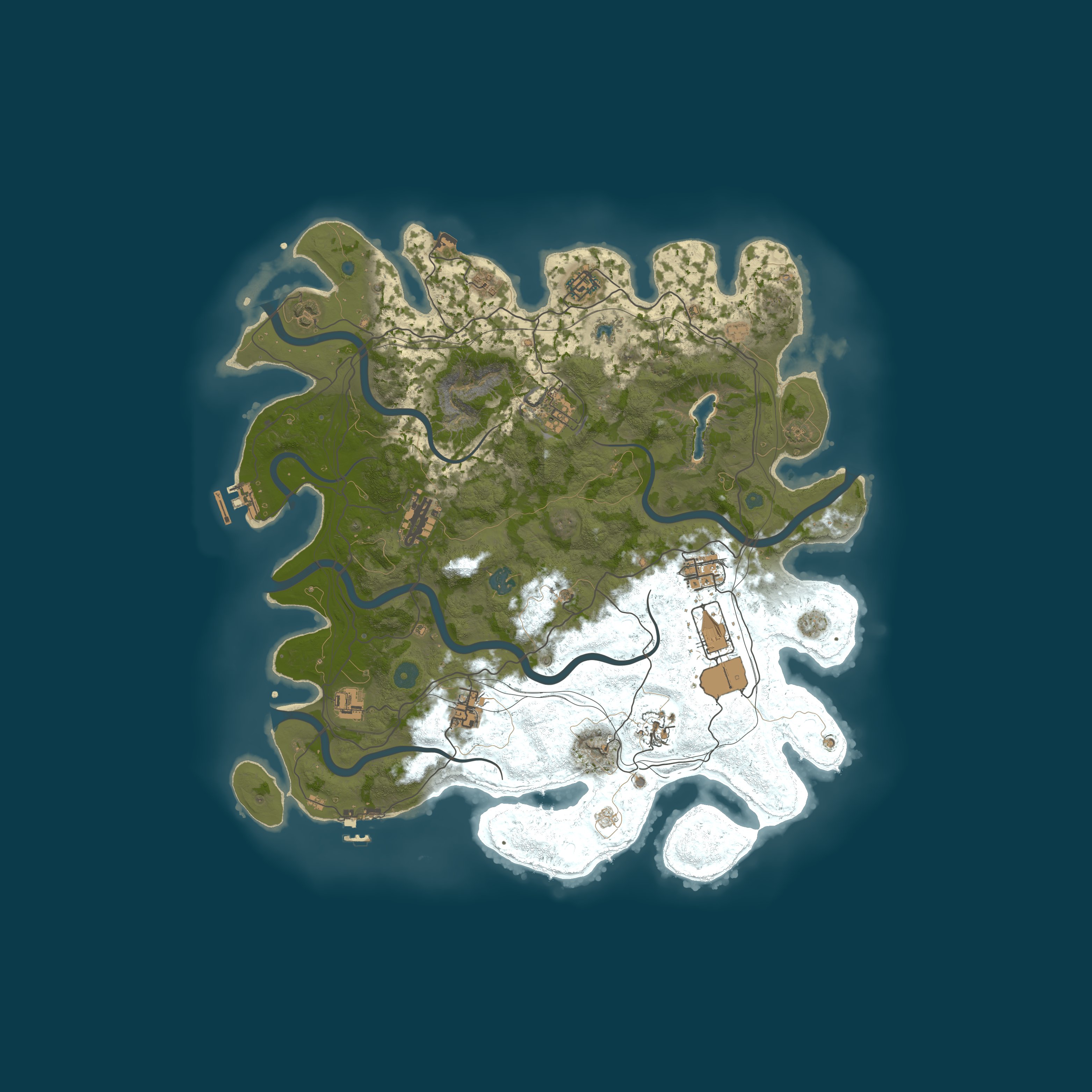 Map for Lenux Rust Server