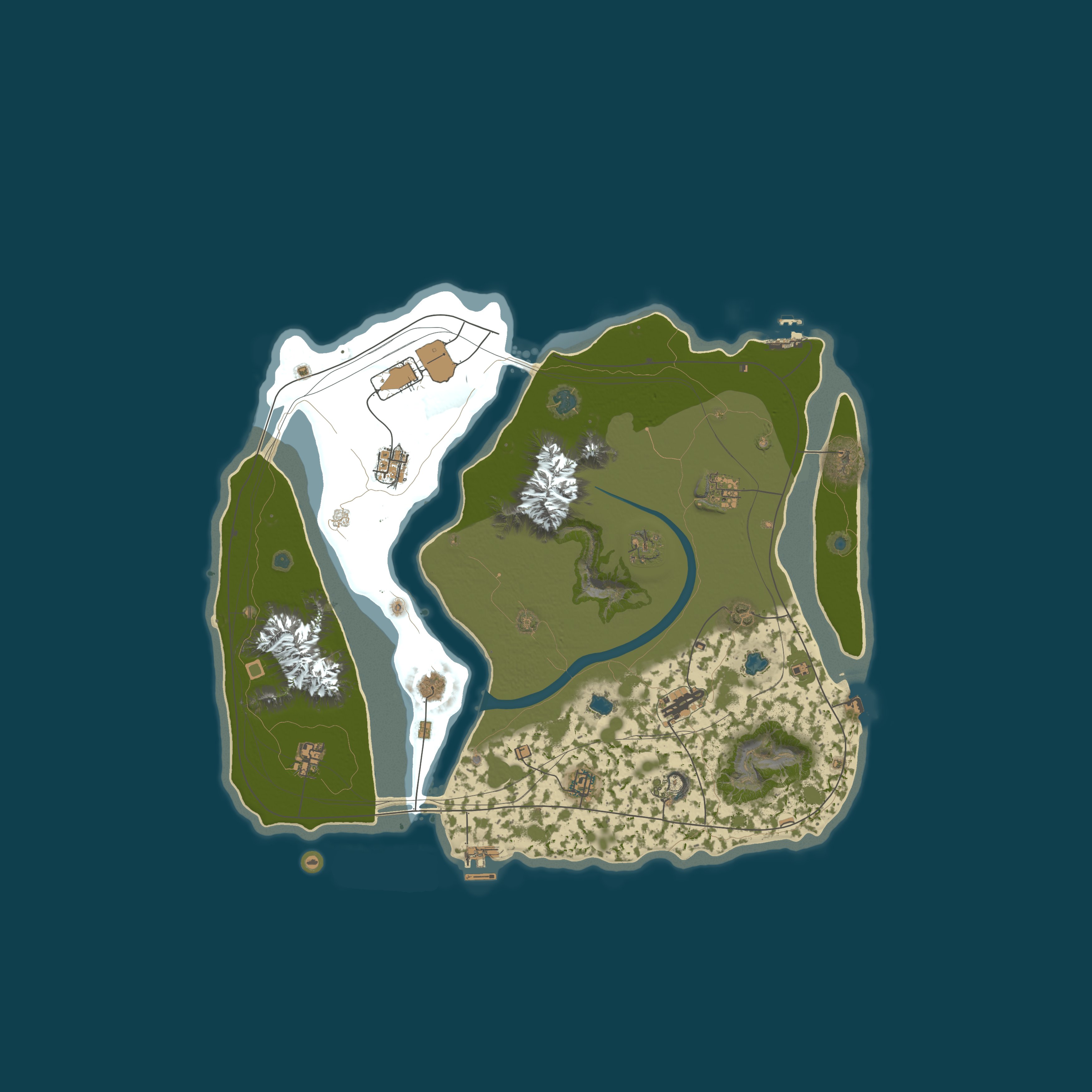 Map for НОВАЯ ЖИЗНЬ PvE
