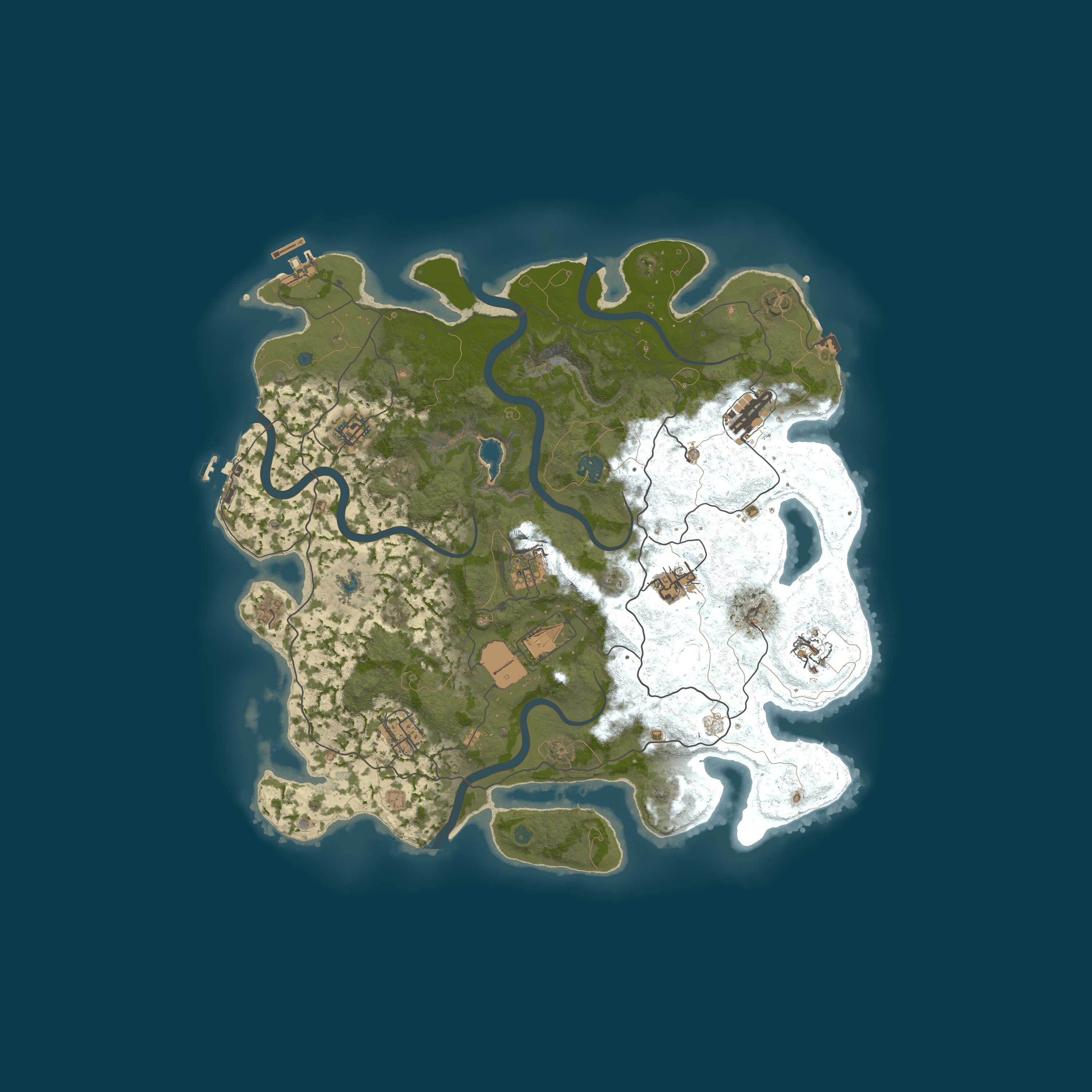 Map for [UFS] Ukrainian PVE server, no kills/raids (X1-X2)
