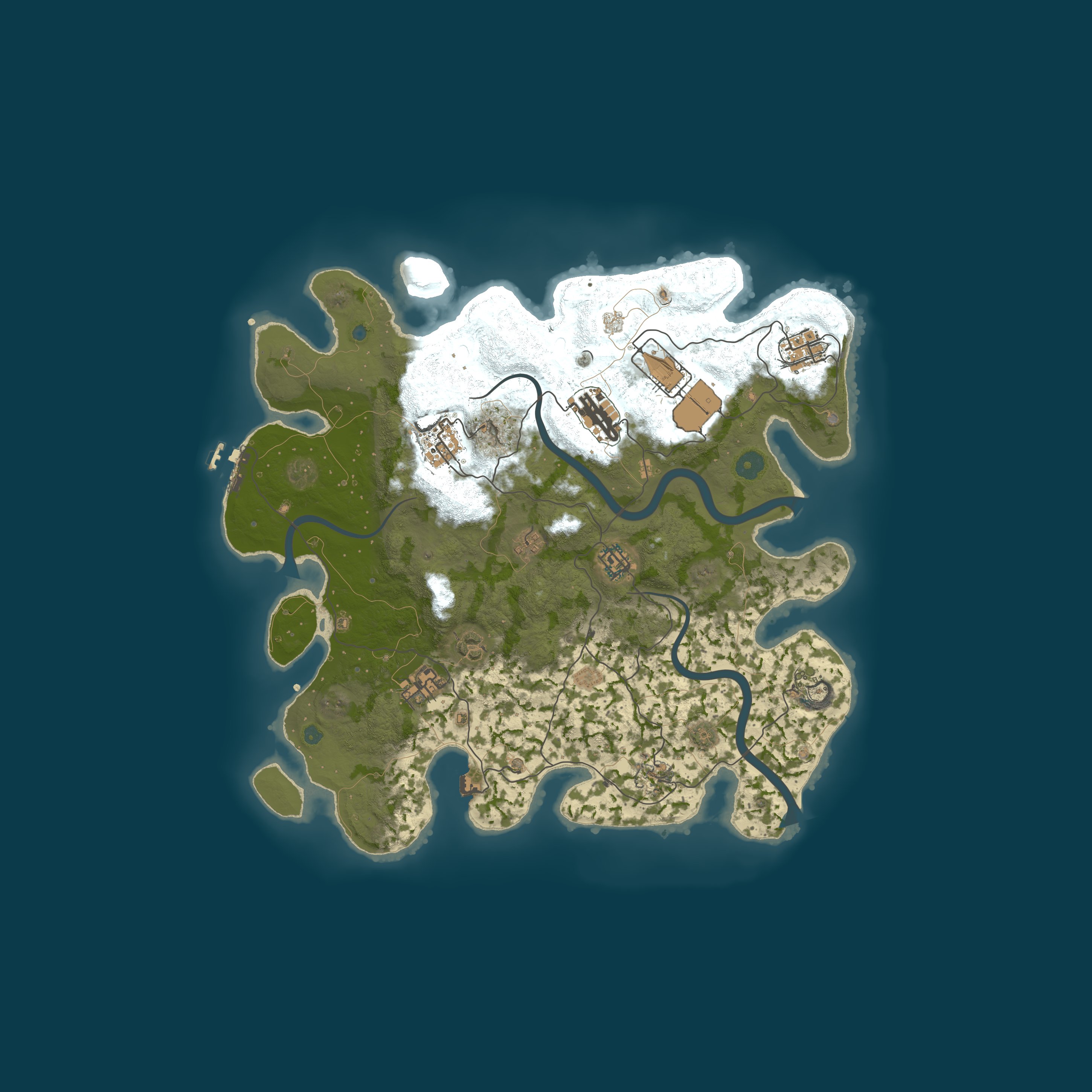 Map for Warforge 5x |Solo/Duo/Trio/Quad