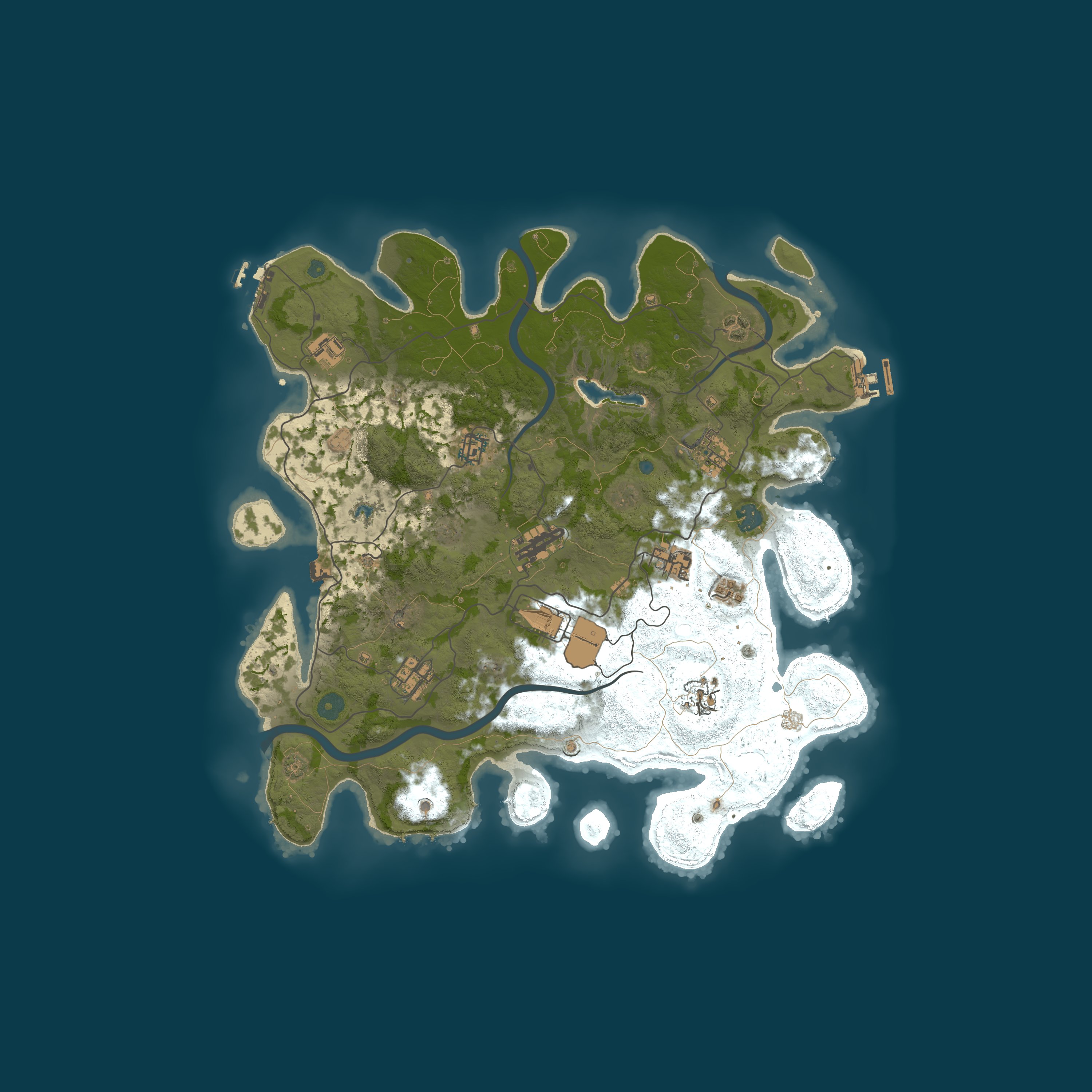 Map for [US] Badlands 2X Monthly Small - 50% Upkeep