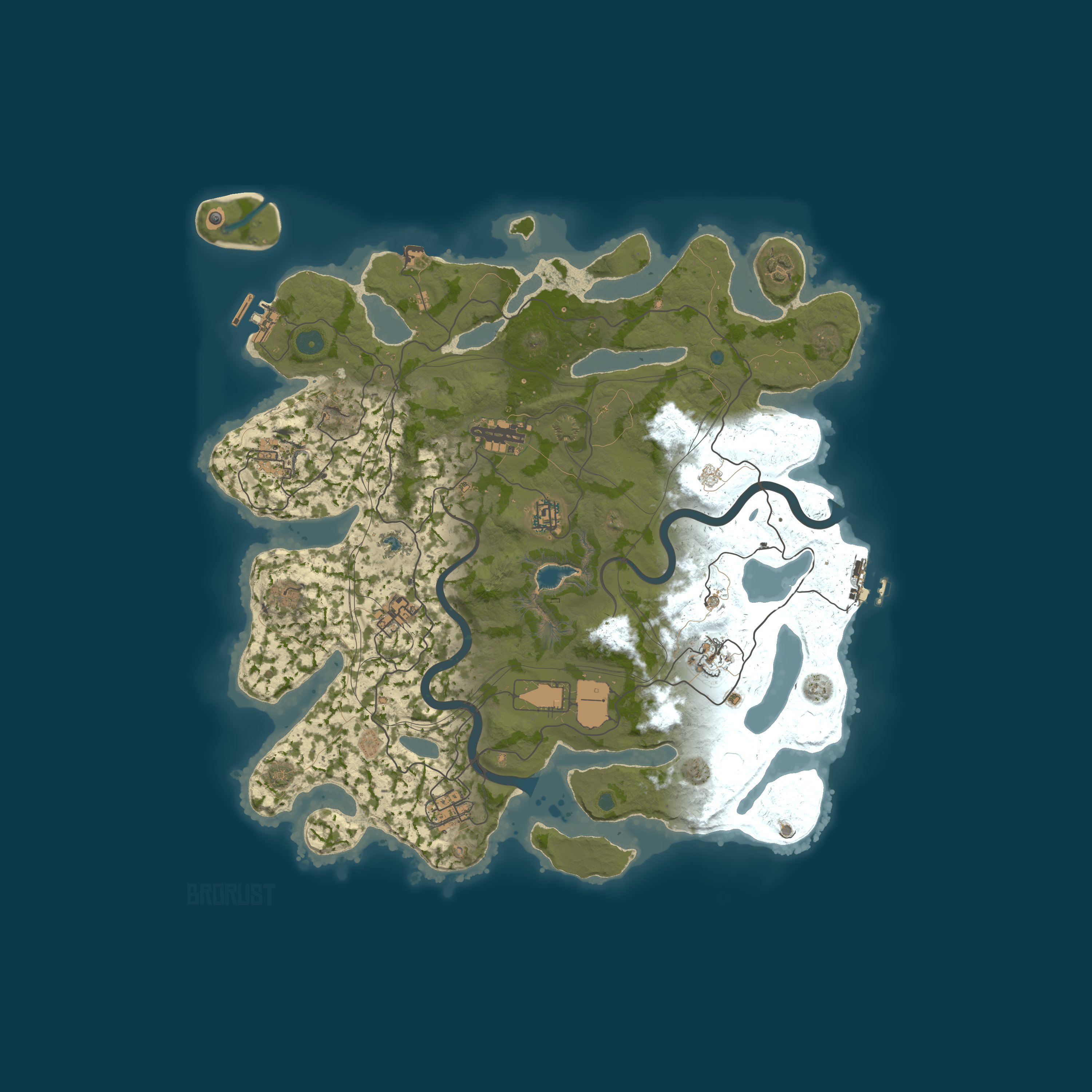 Карта сервера