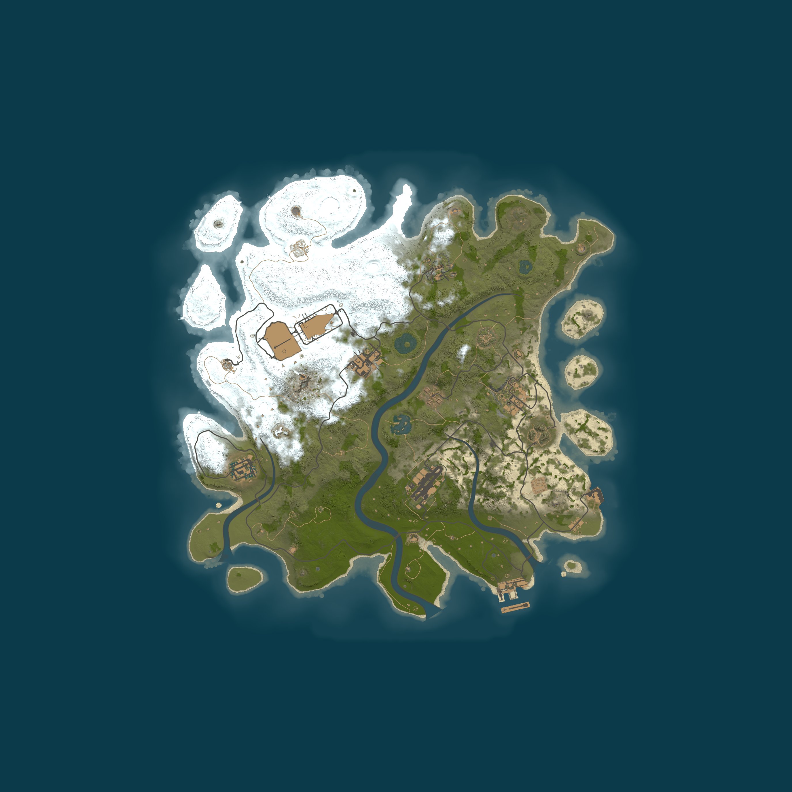 Map for [EU] Rust-France - DEBUTANT - SOLO/DUO/TRIO | FULLWIPED 21/03 2