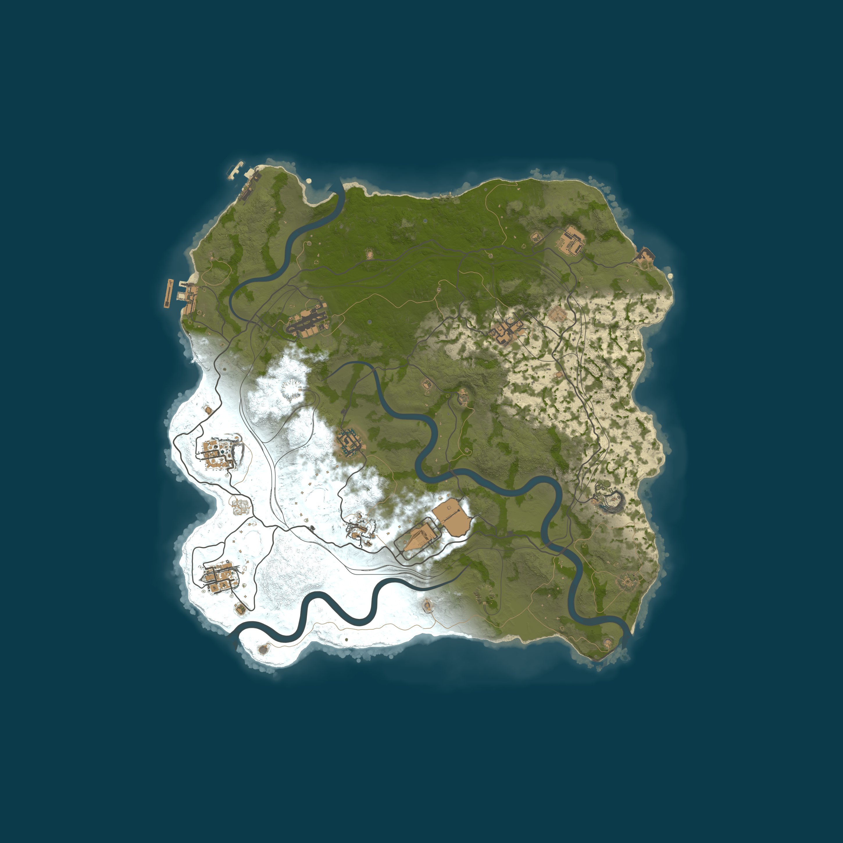 Custom Map, size 3800, seed 271817765