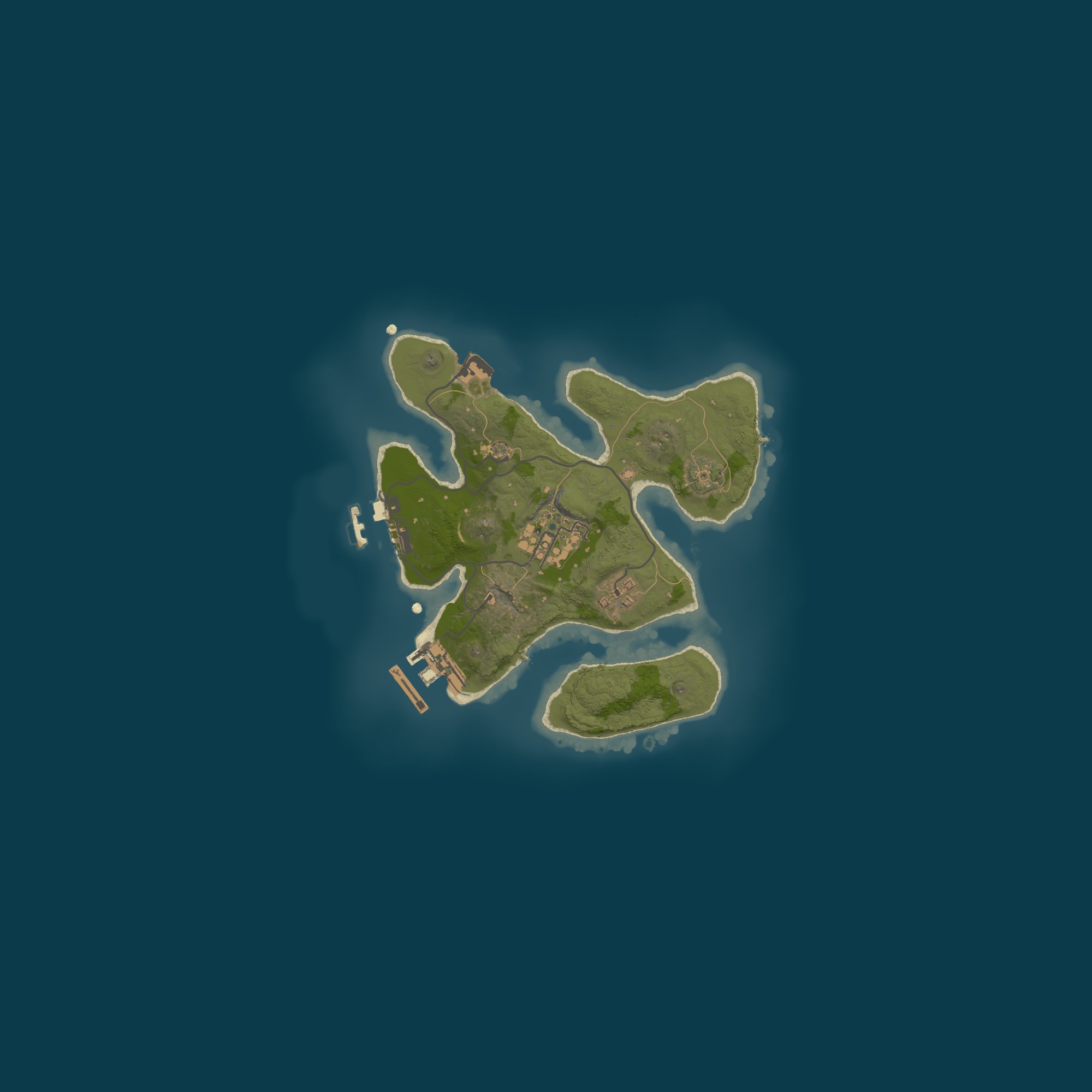 Custom Map, size 2000, seed 1337