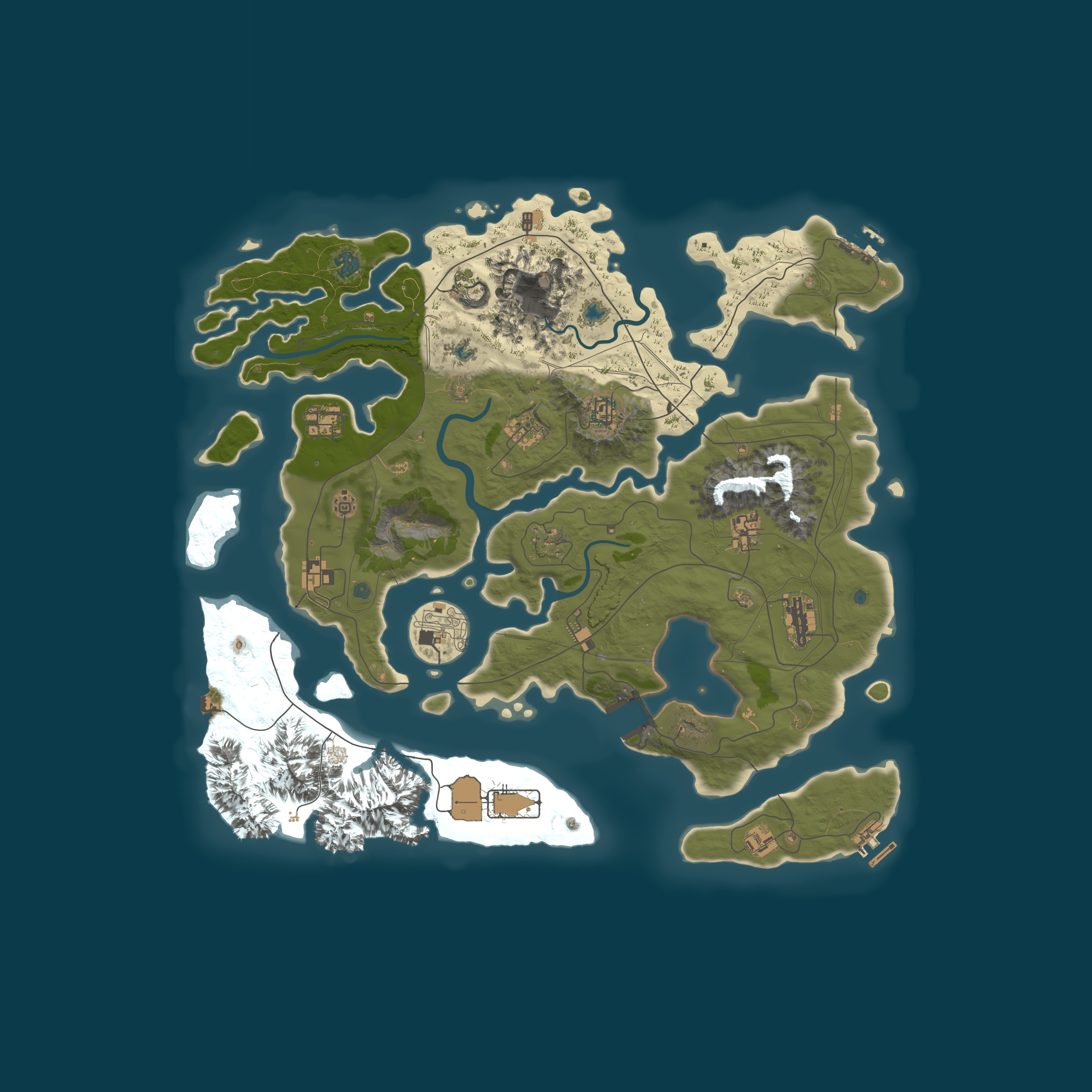 Custom Map, size 4500, seed 419817864