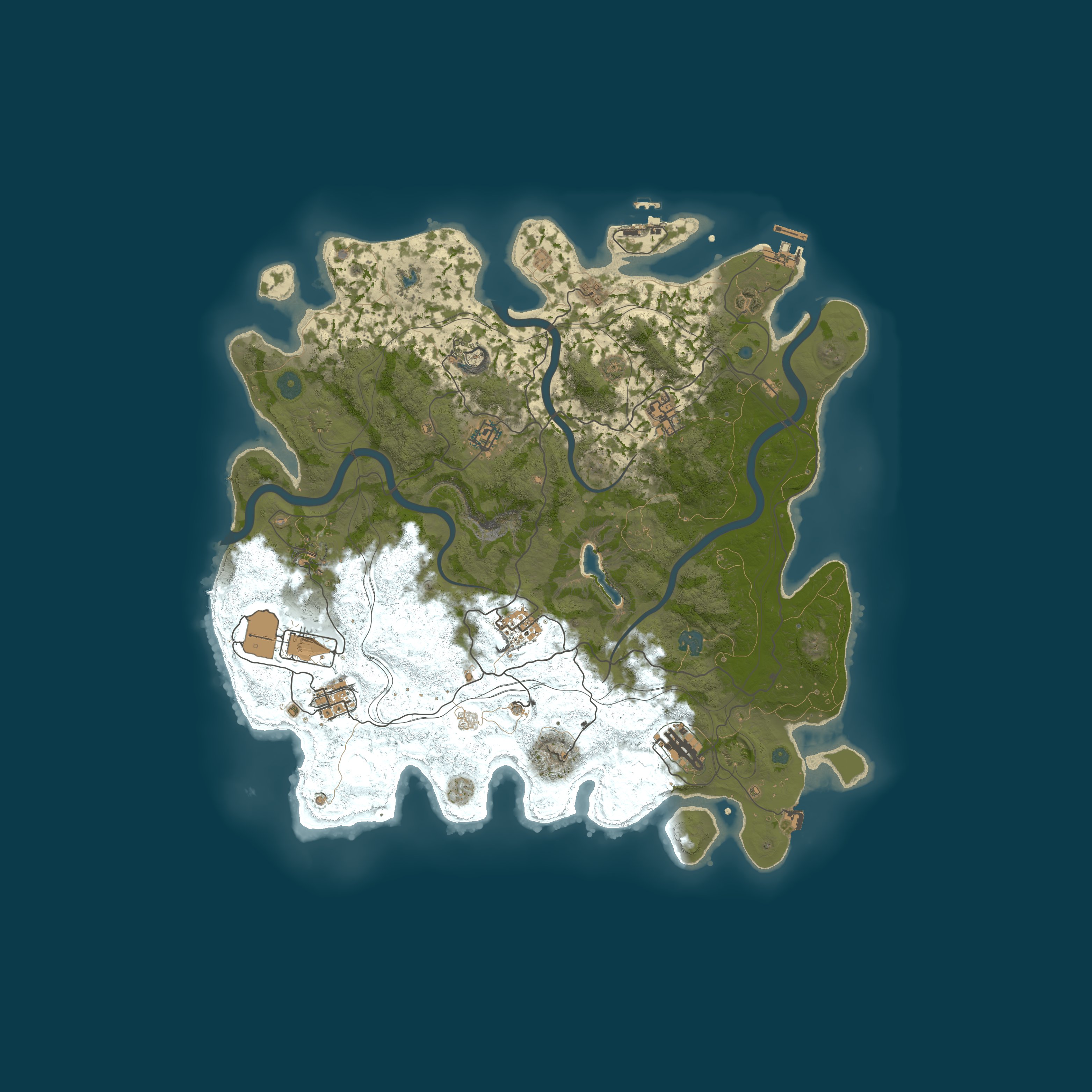 Map for [RU] RUSTCOLA #8 PVE/PVP X3/X5| ГЛОБАЛ ВАЙП 26.06