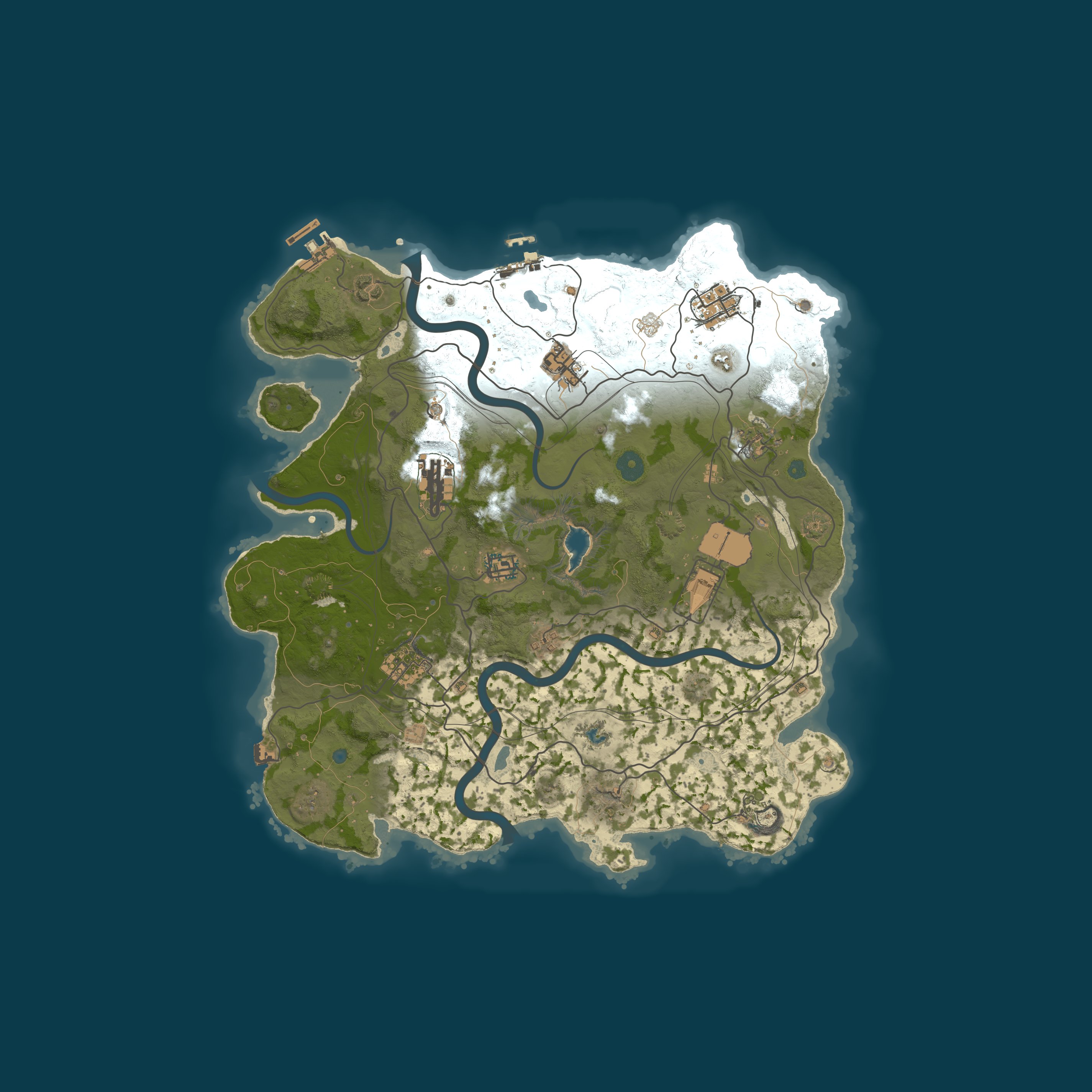 Rust map 3700/1337