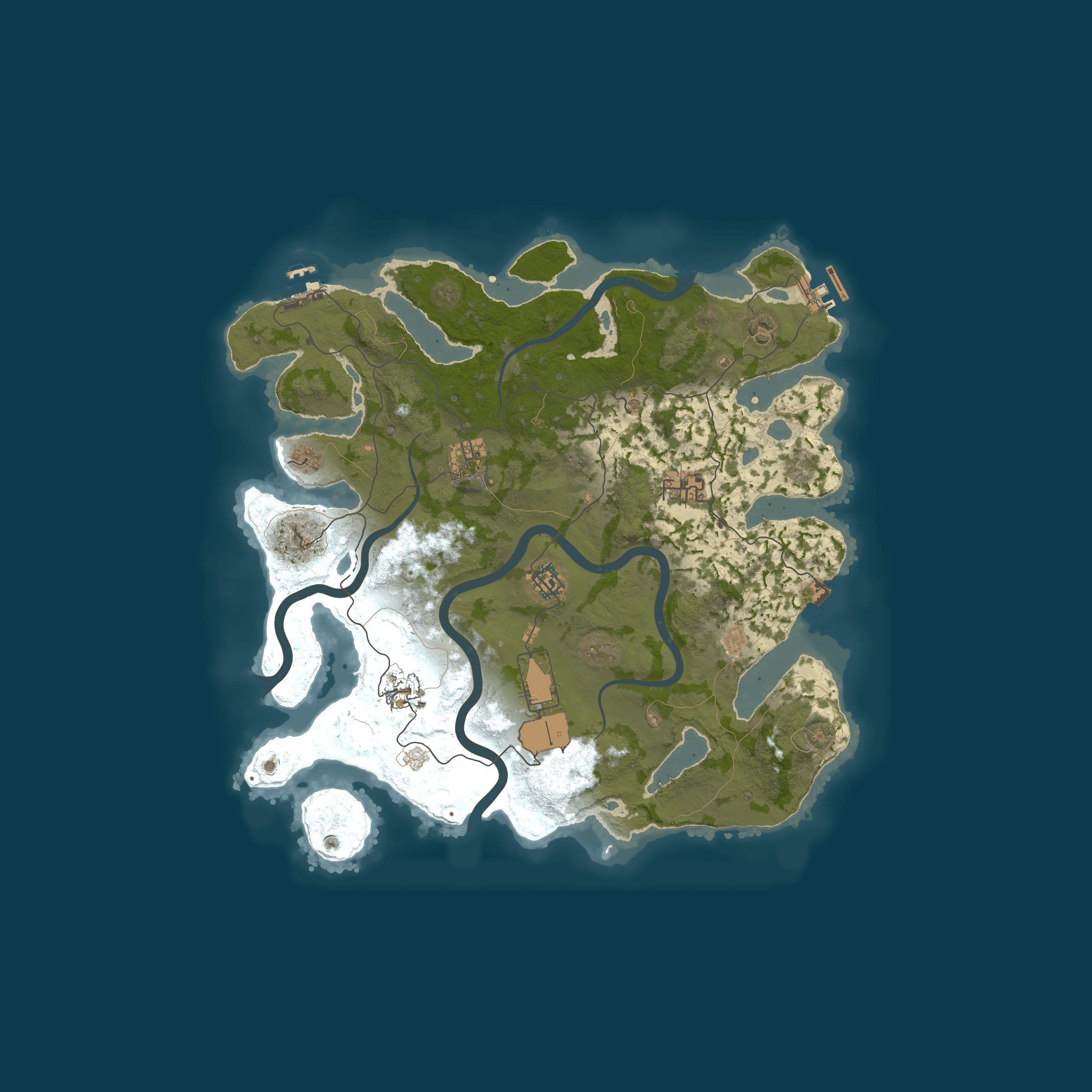 Map for Anti Rust - Meme Squad 20x