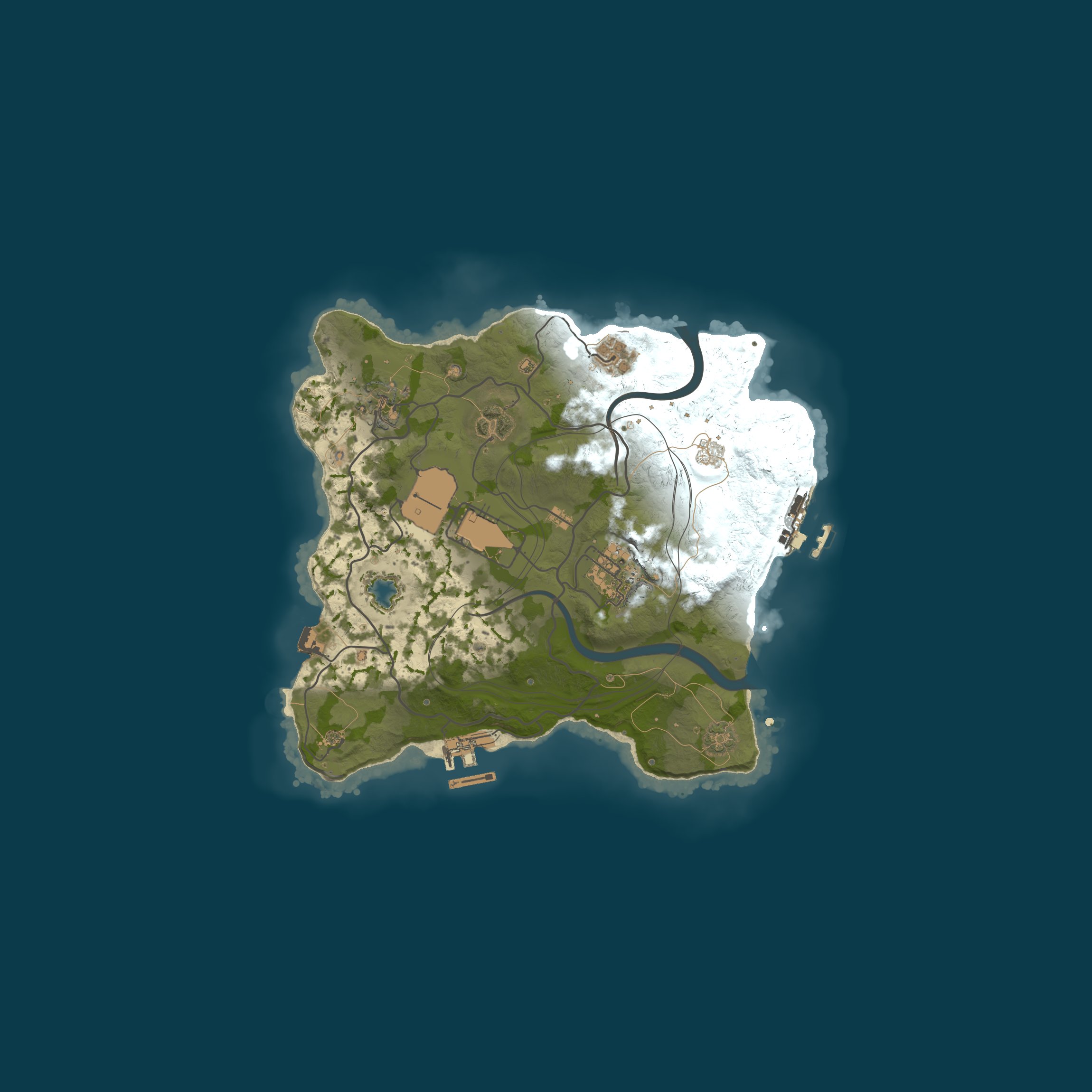Map for [AU/NZ] Sydney #2 Small 2.5k custom map minis on roads