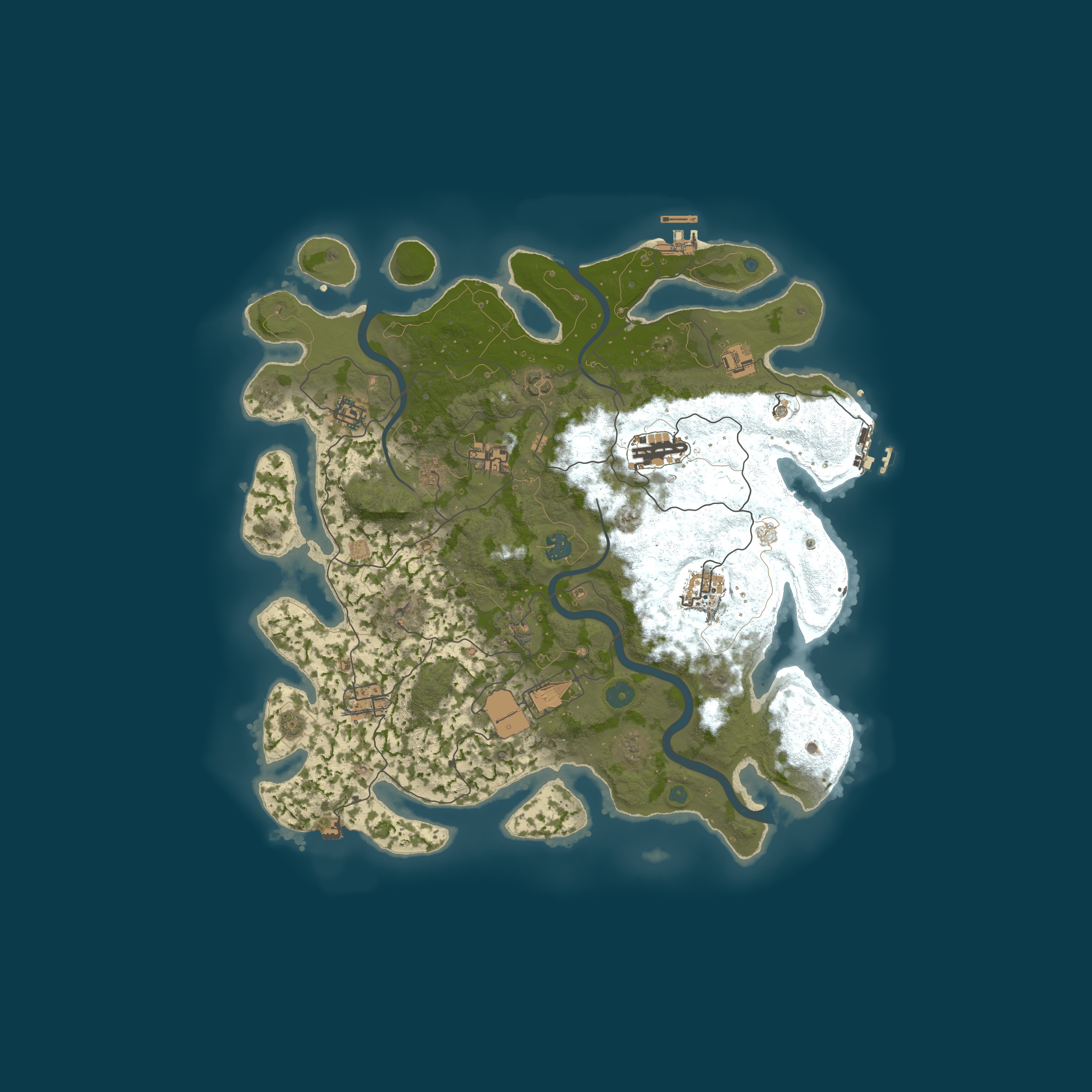 Map for LINERUST x2x ДЛЯ НОВИЧКОВ solo/duo/trio