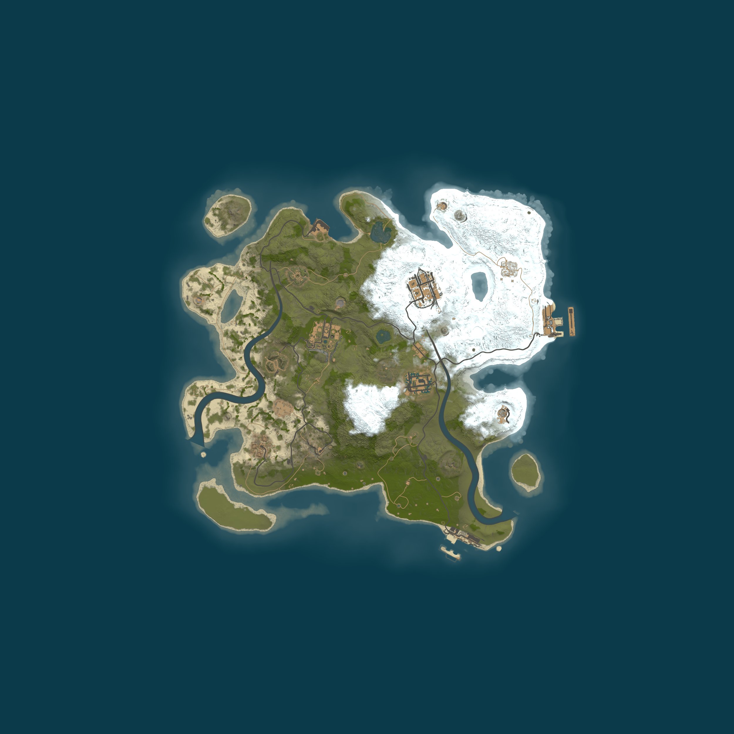 Map for [ESP] Rust España | Vanilla | Mensual | No BP Wipe