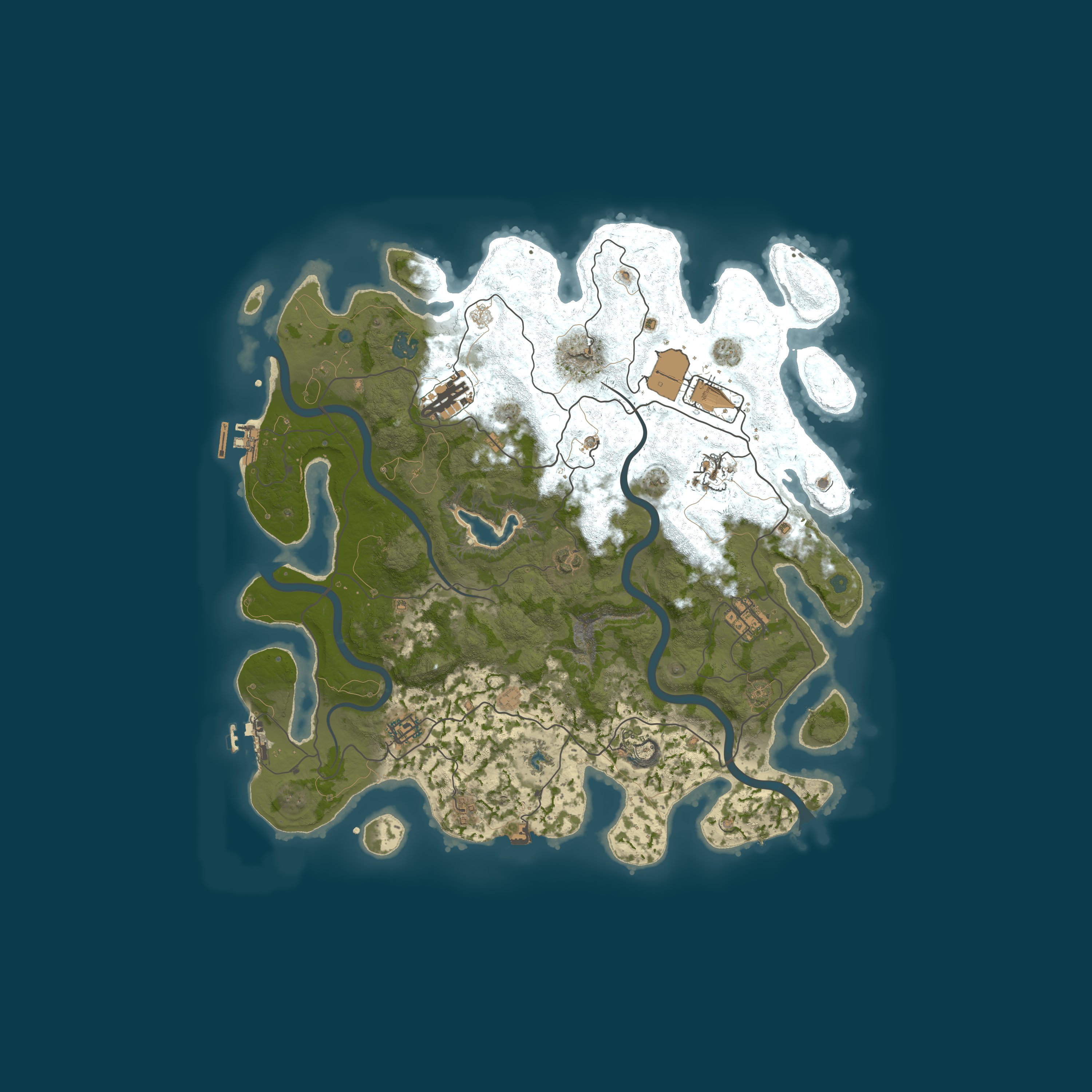 Map for OUTPOST 3x Monthly |Solo/Duo/Trio| Noob Friendly | Full Wiped