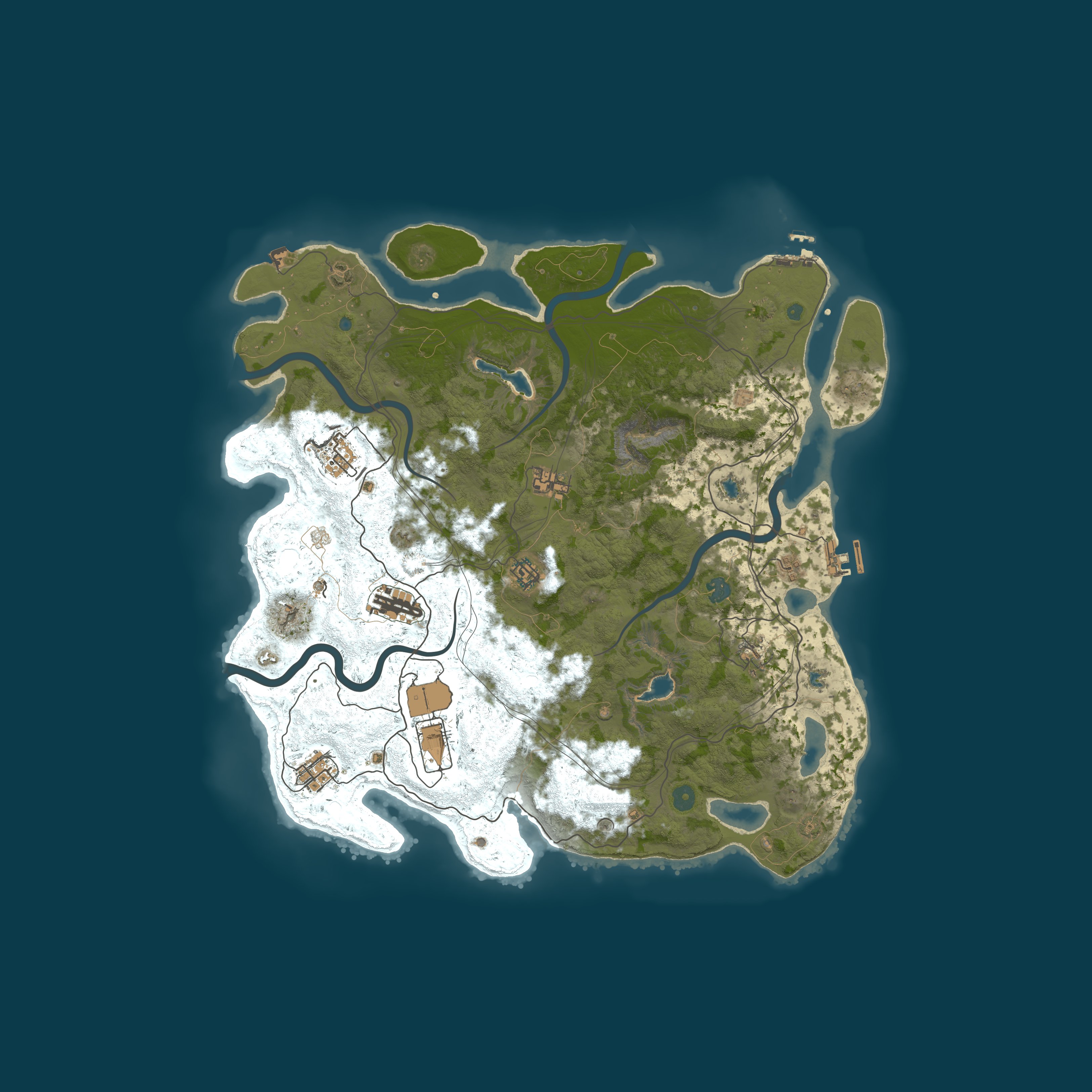 Map for Mighty Rust Mods 10X