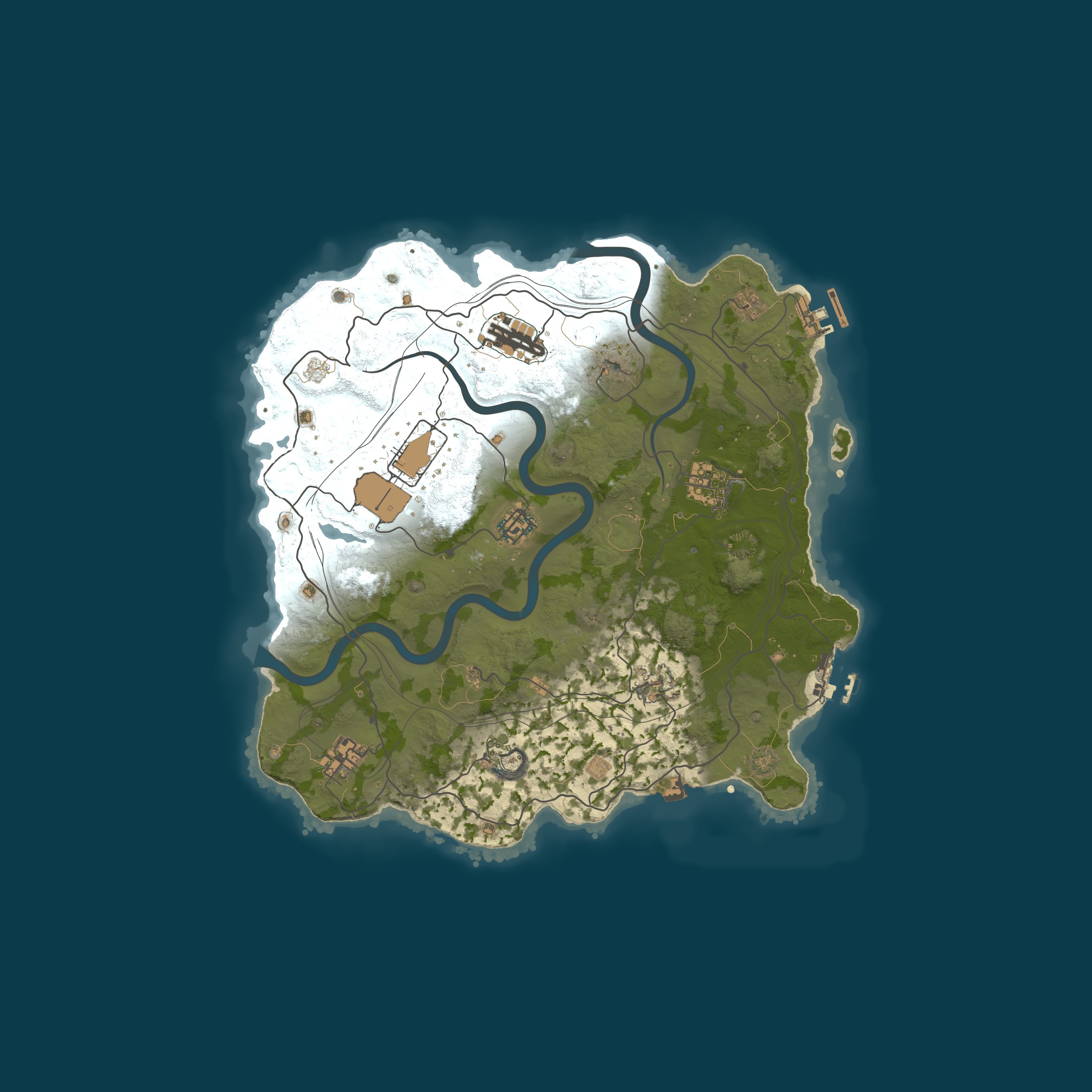 Map for WARBANDITS.GG EU 5X |Solo/Duo/Trio/Quad|Loot+|TP|Kits|x5 JUST W