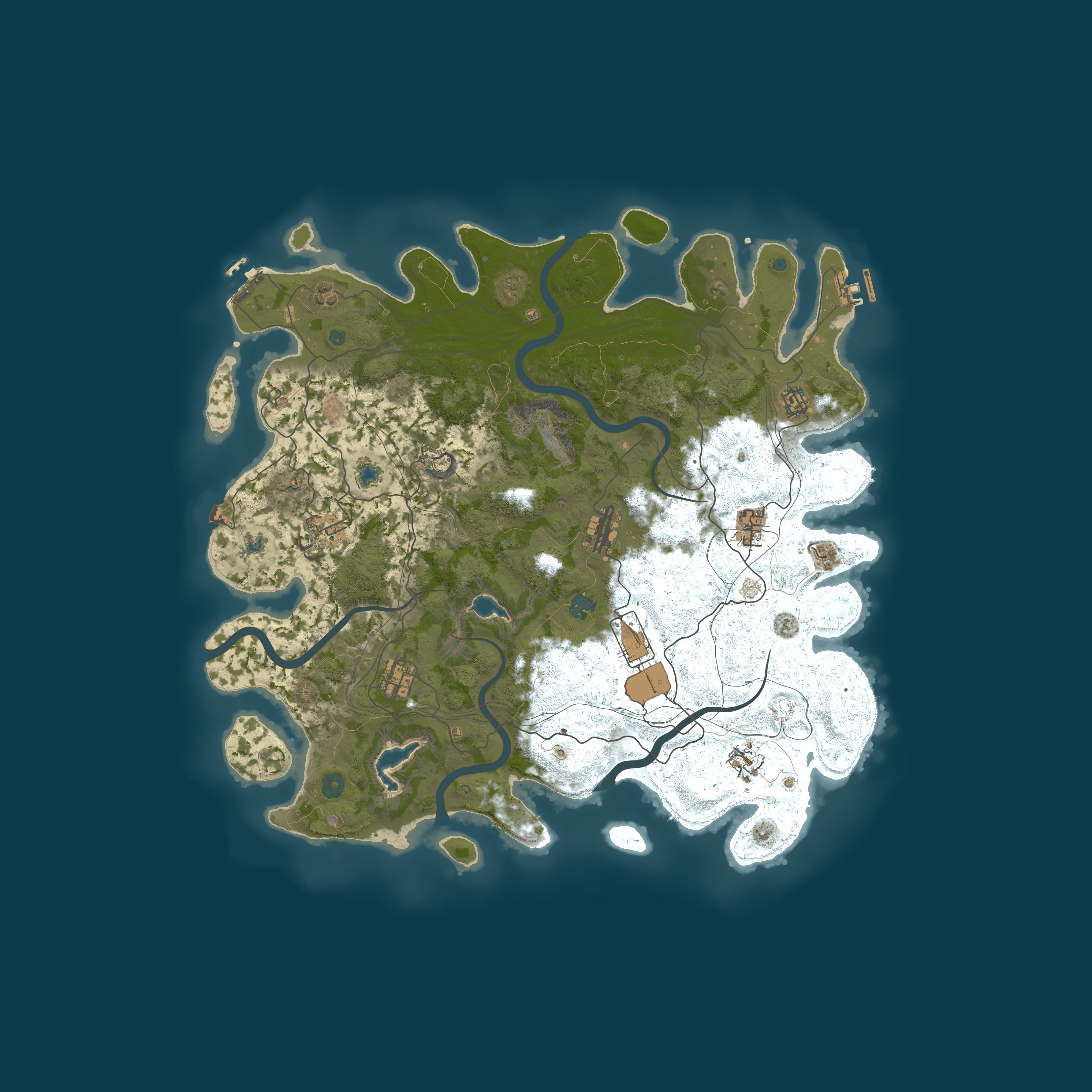 Map for Nordic Rust 3X | Low Decay | Solo/Duo/Trio | DK/SE/NO/ENG