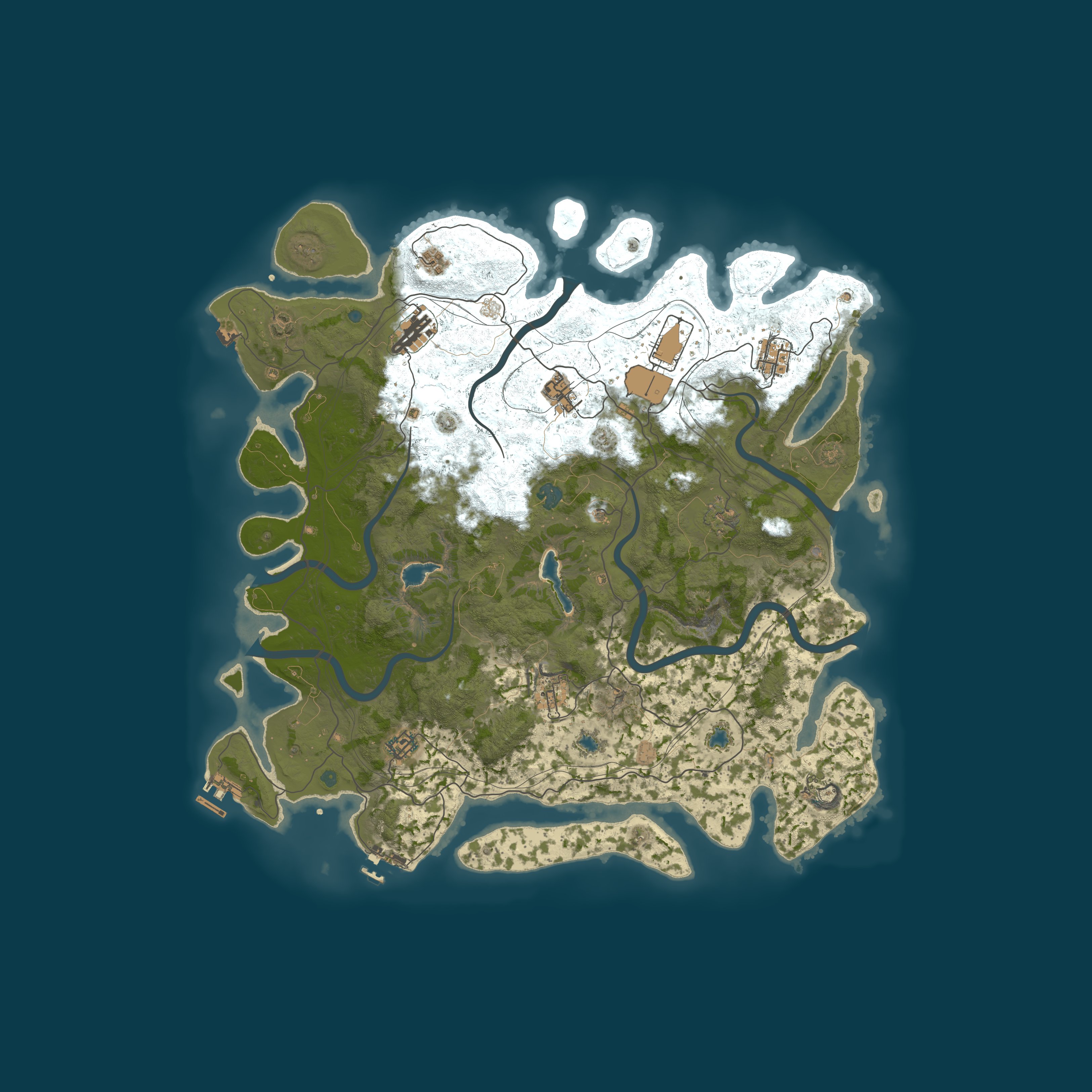 Map for [NA] A1 Open Rust Server