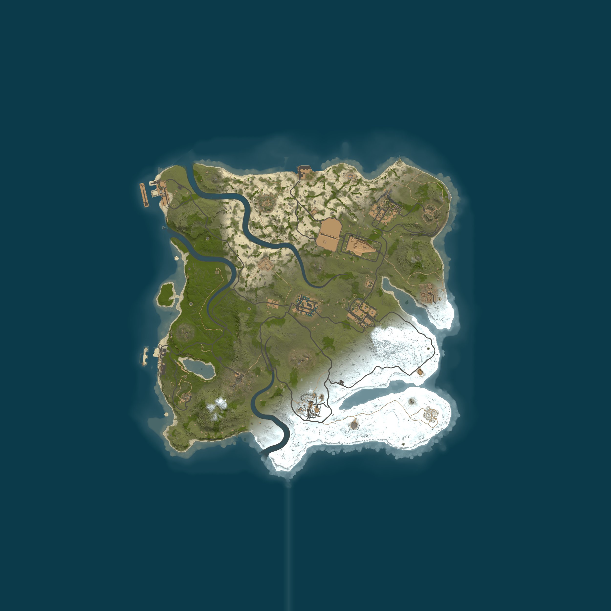 Map for BEAMS.GG | 2X Monthly Solo Duo | Vanilla+ | 50% Upkeep