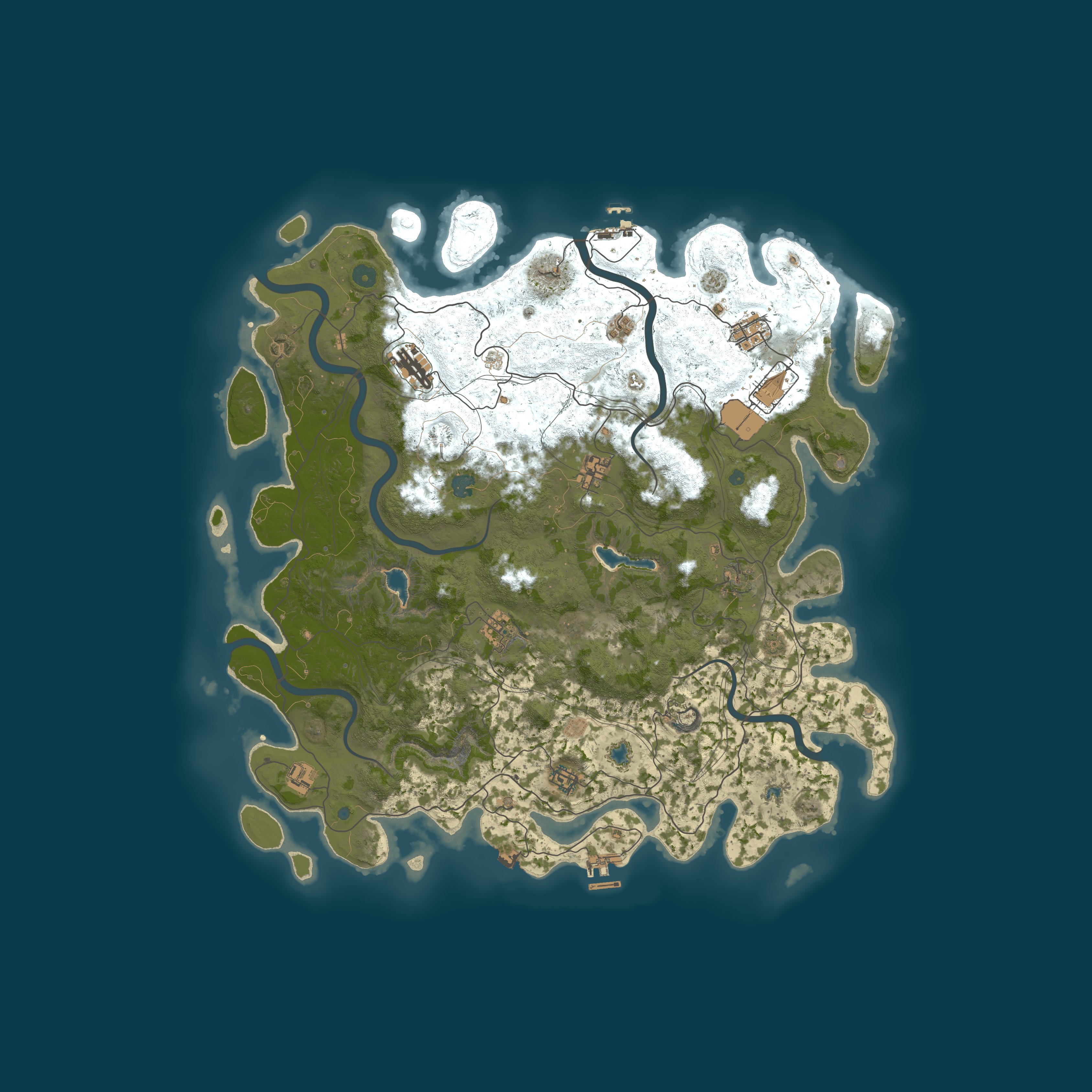 Procedural Map, size 4750, seed 1952111406