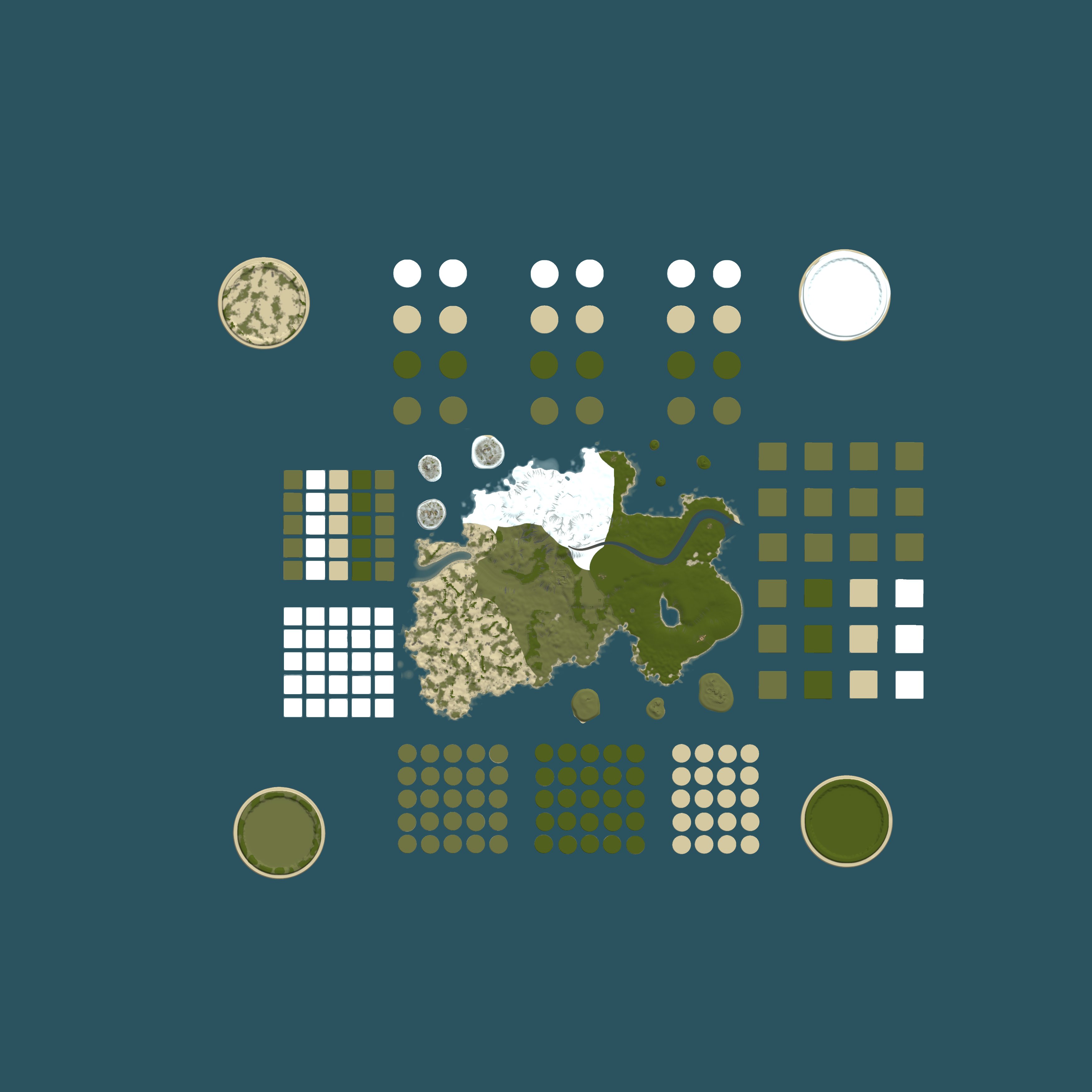 Custom Map, size 5000, seed 1337