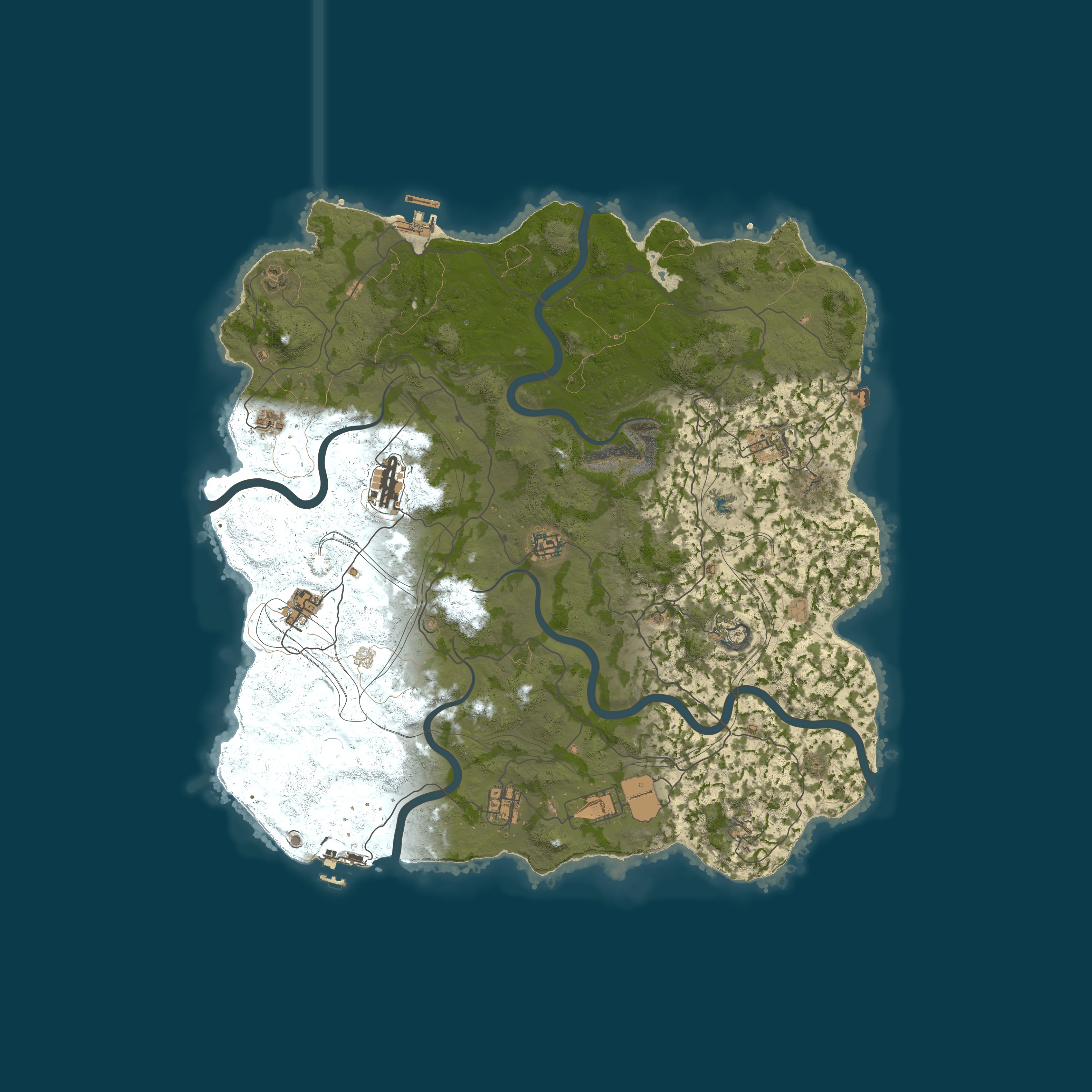 Map for LOS EXILIADOS | PVE - X2 [LATAM]