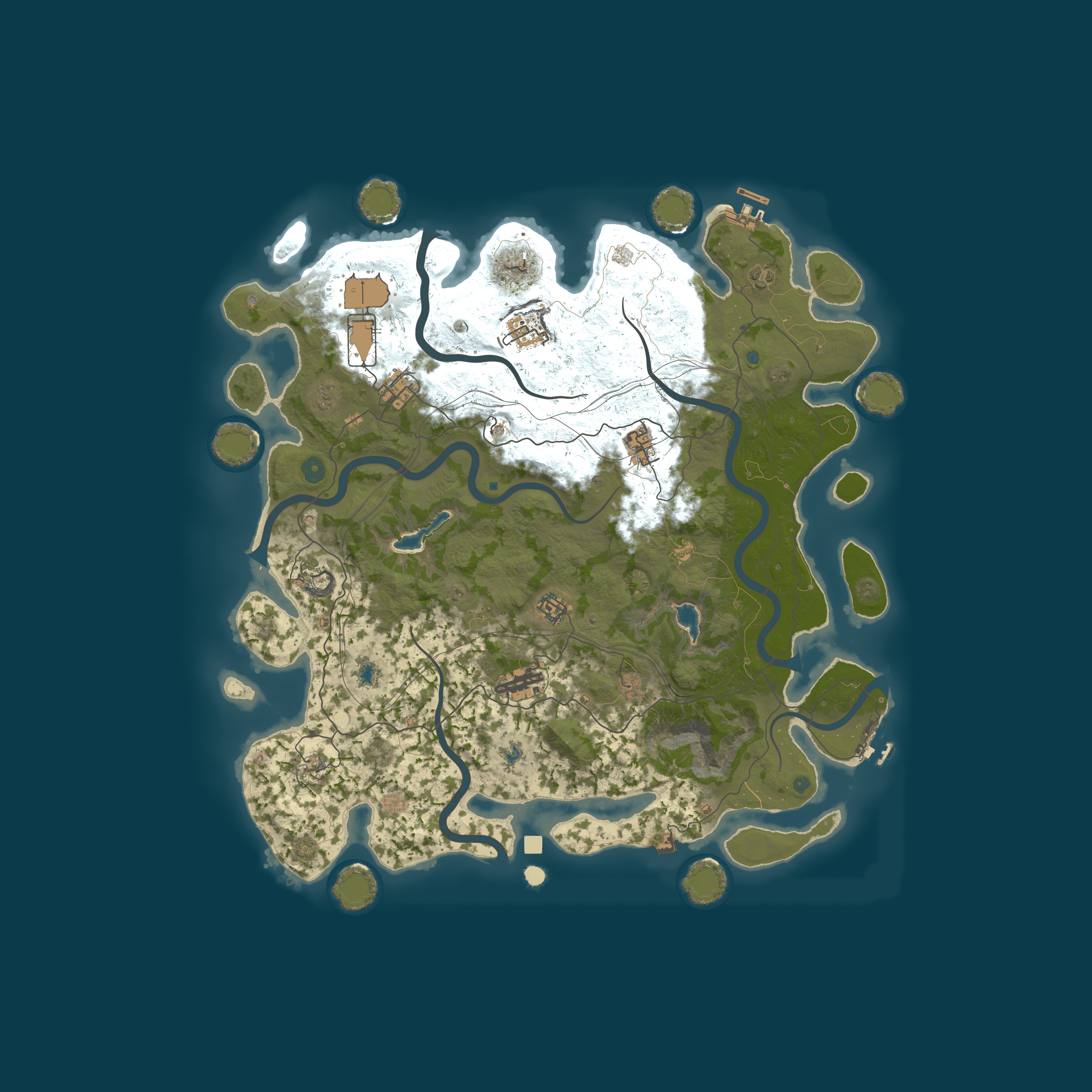 Map for Pine Hosting - Rust Server