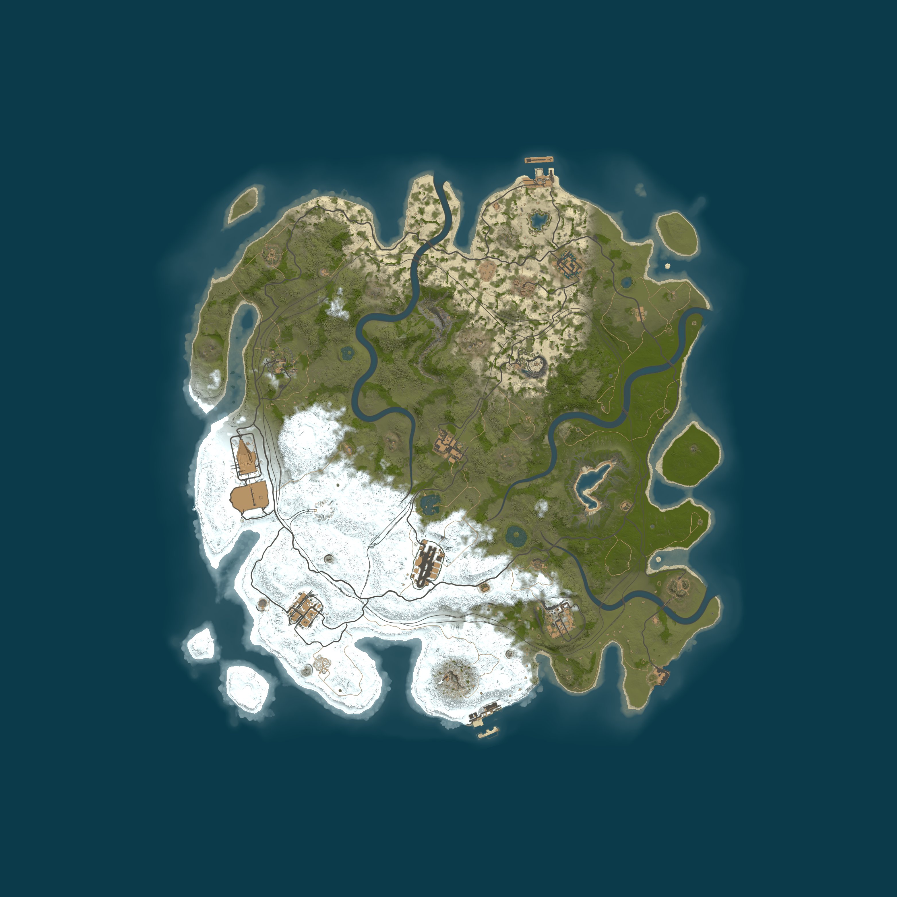 Map for 666 RUST /ДЛЯ НОВИЧКОВ /РОССИЙСКИЙ 08.06