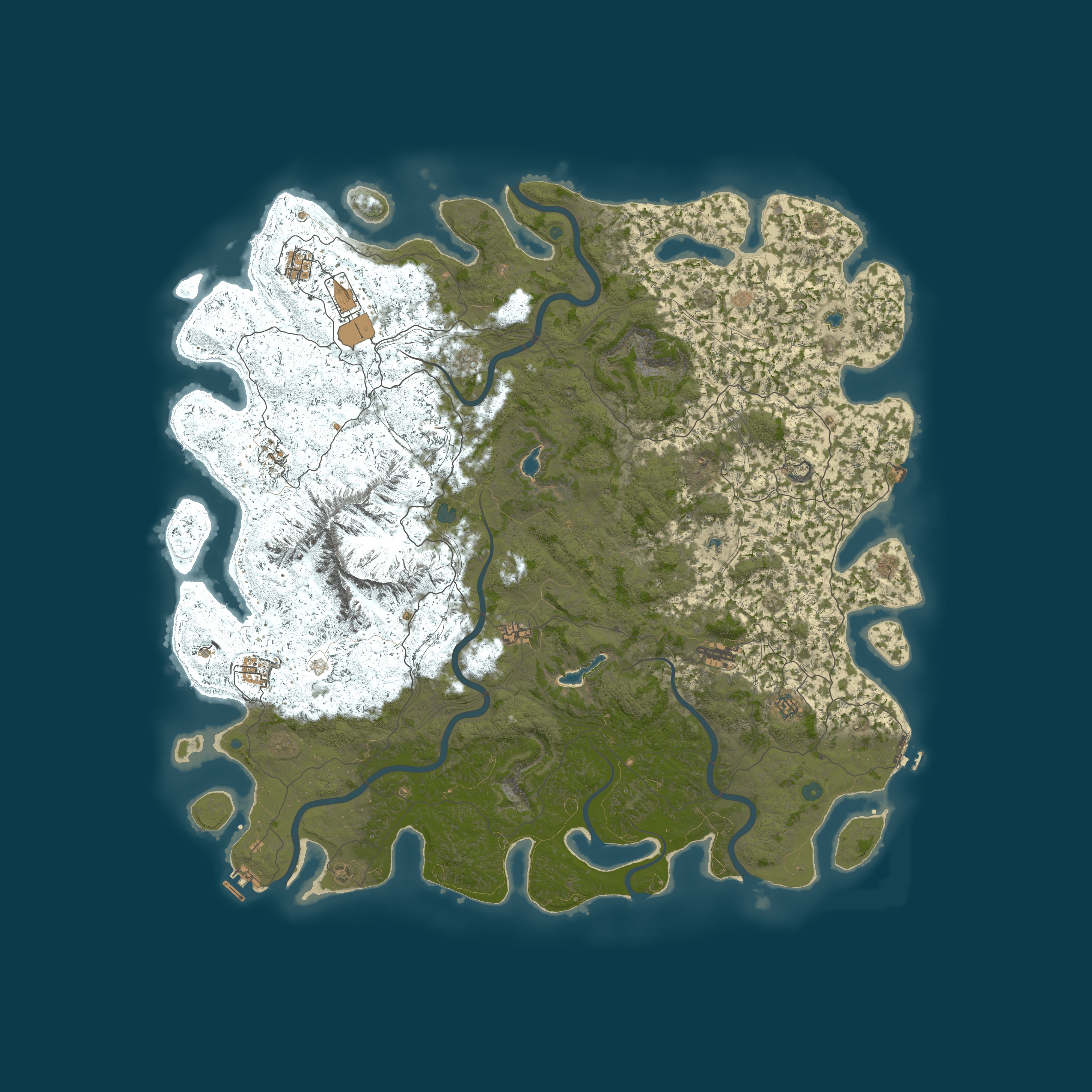 Map for Rusterlands.com - EU Main - No BP wipe