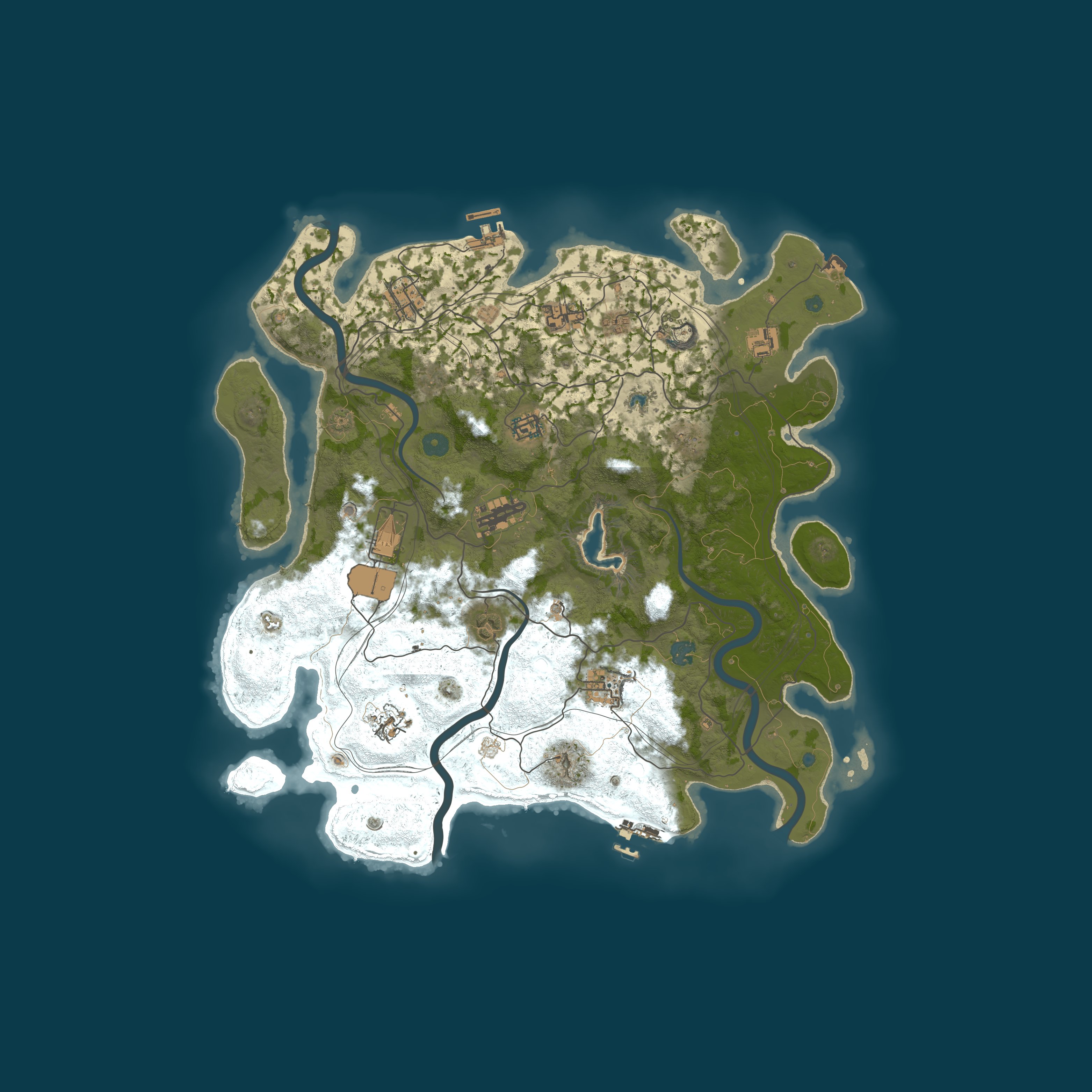 Map for PVE | Мирный | Русский