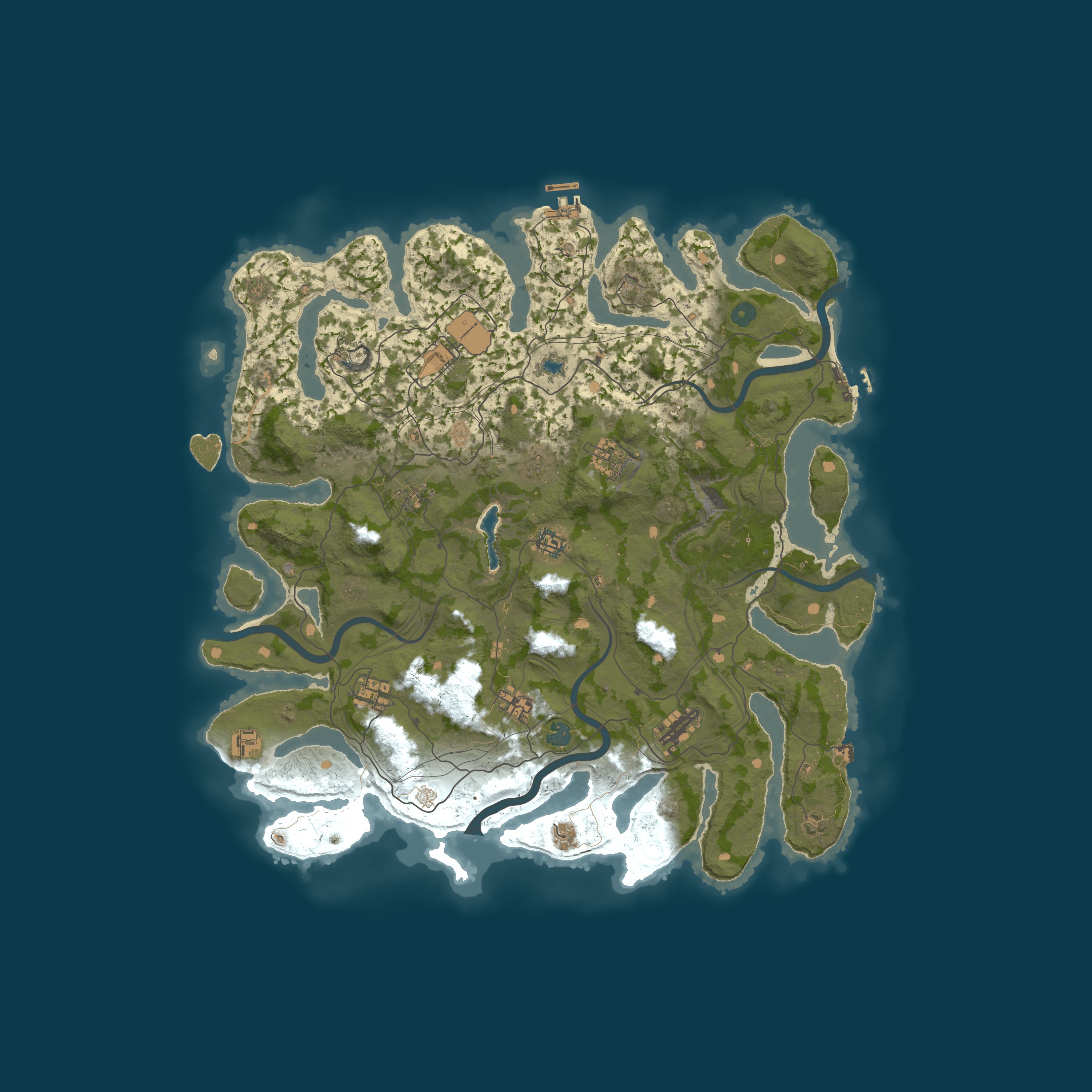 Custom Map, size 4500, seed 1