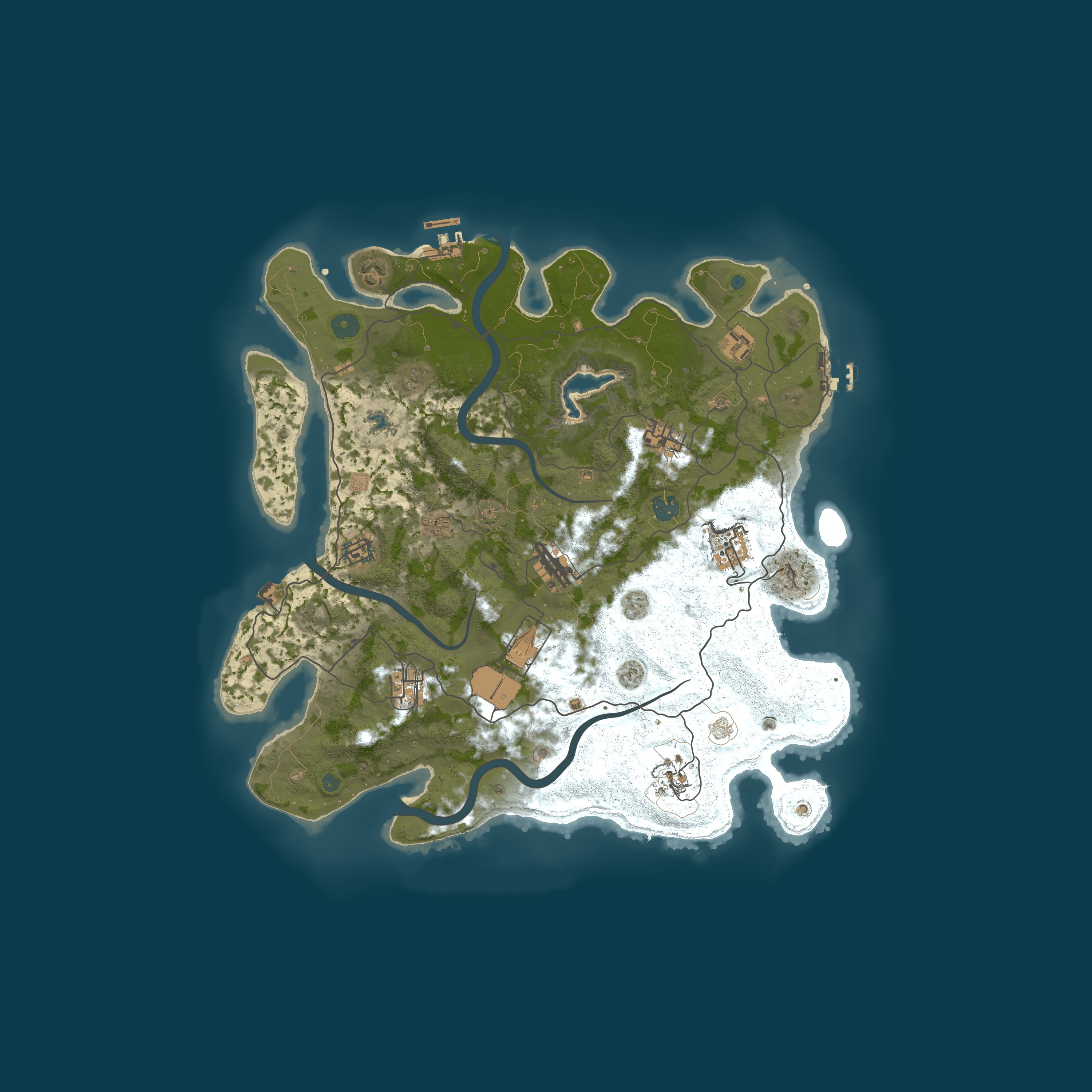 Procedural Map, size 4000, seed 51006753