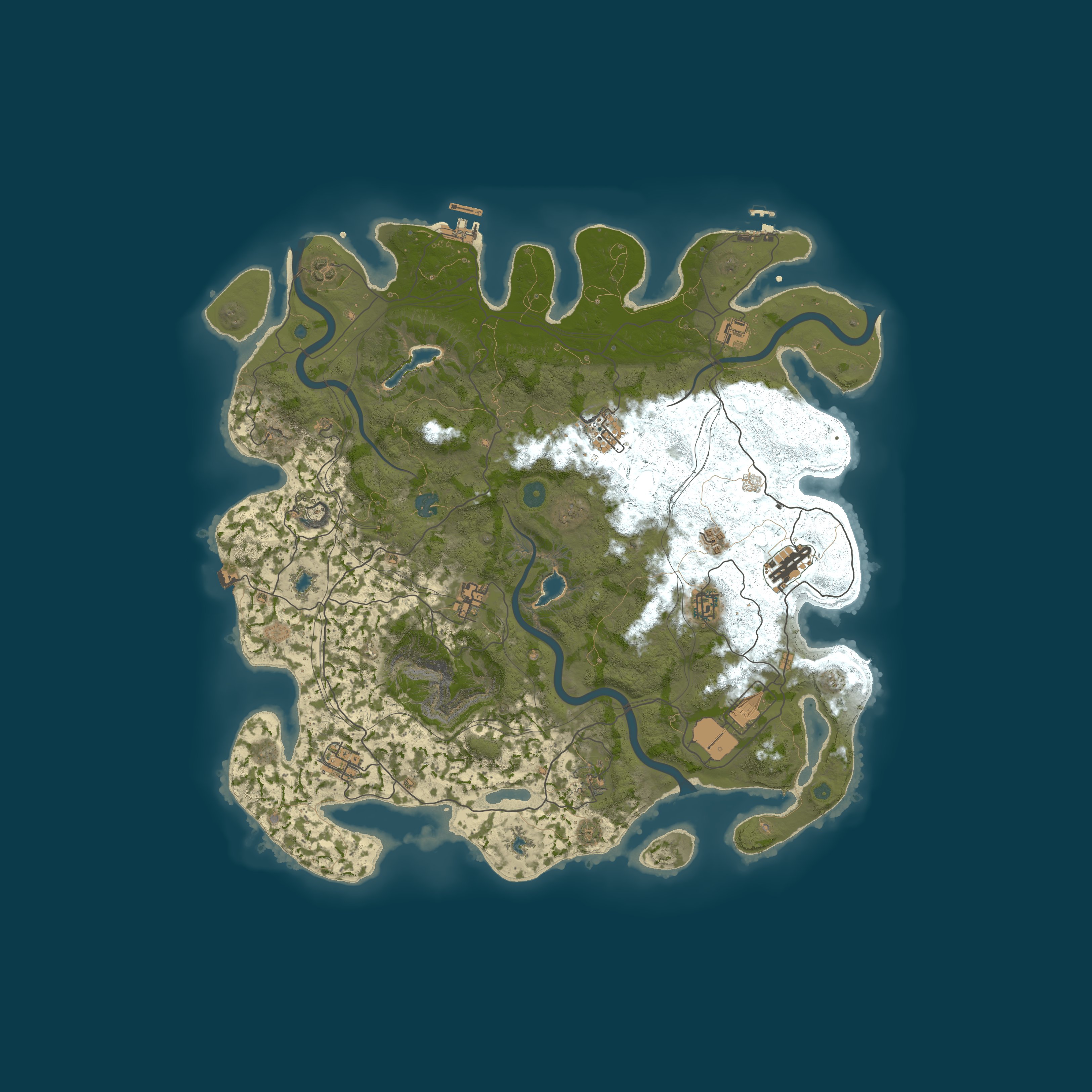 Map for A Survivor's Holiday