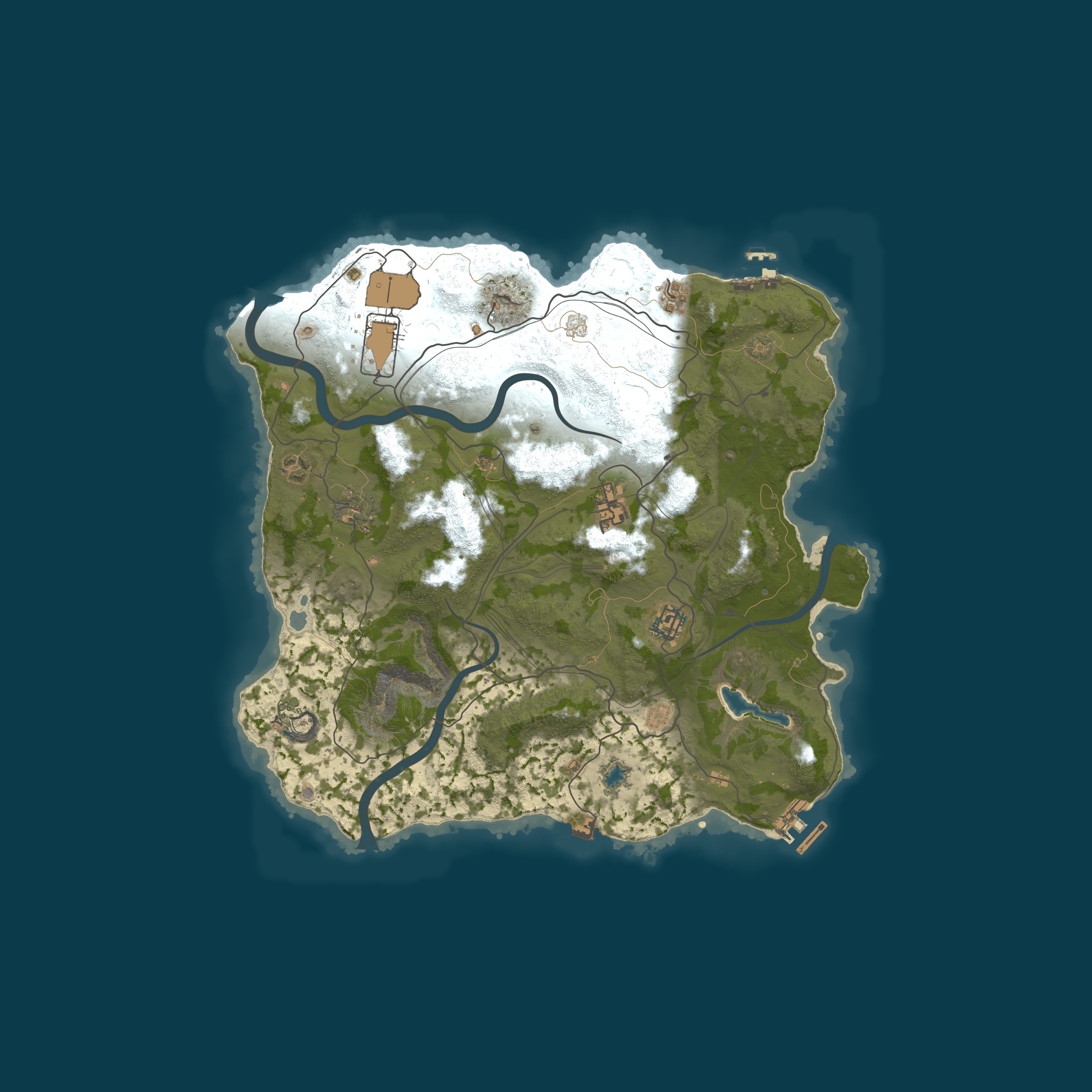 Map for EU RENEGADE 2x Monthly Small | 50% Upkeep | No BP Wipe | Noob F